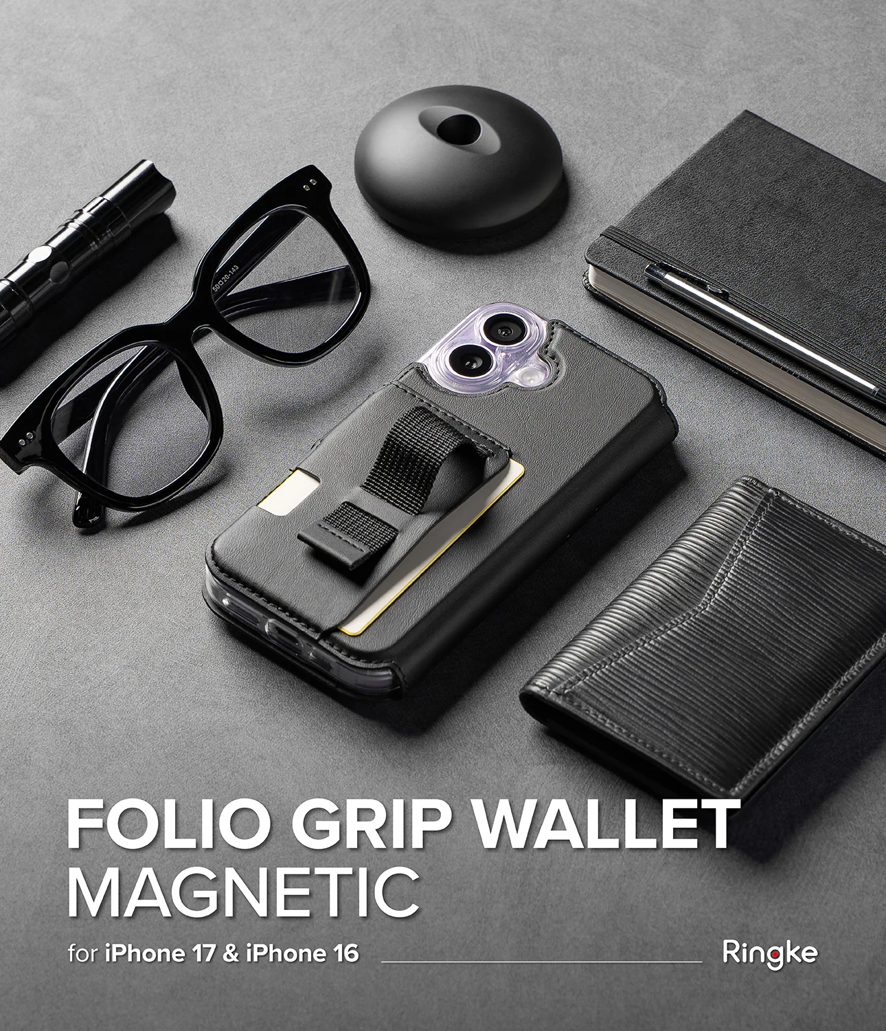 iPhone 17 Cover | Folio Grip Wallet Magnetic - Image 2