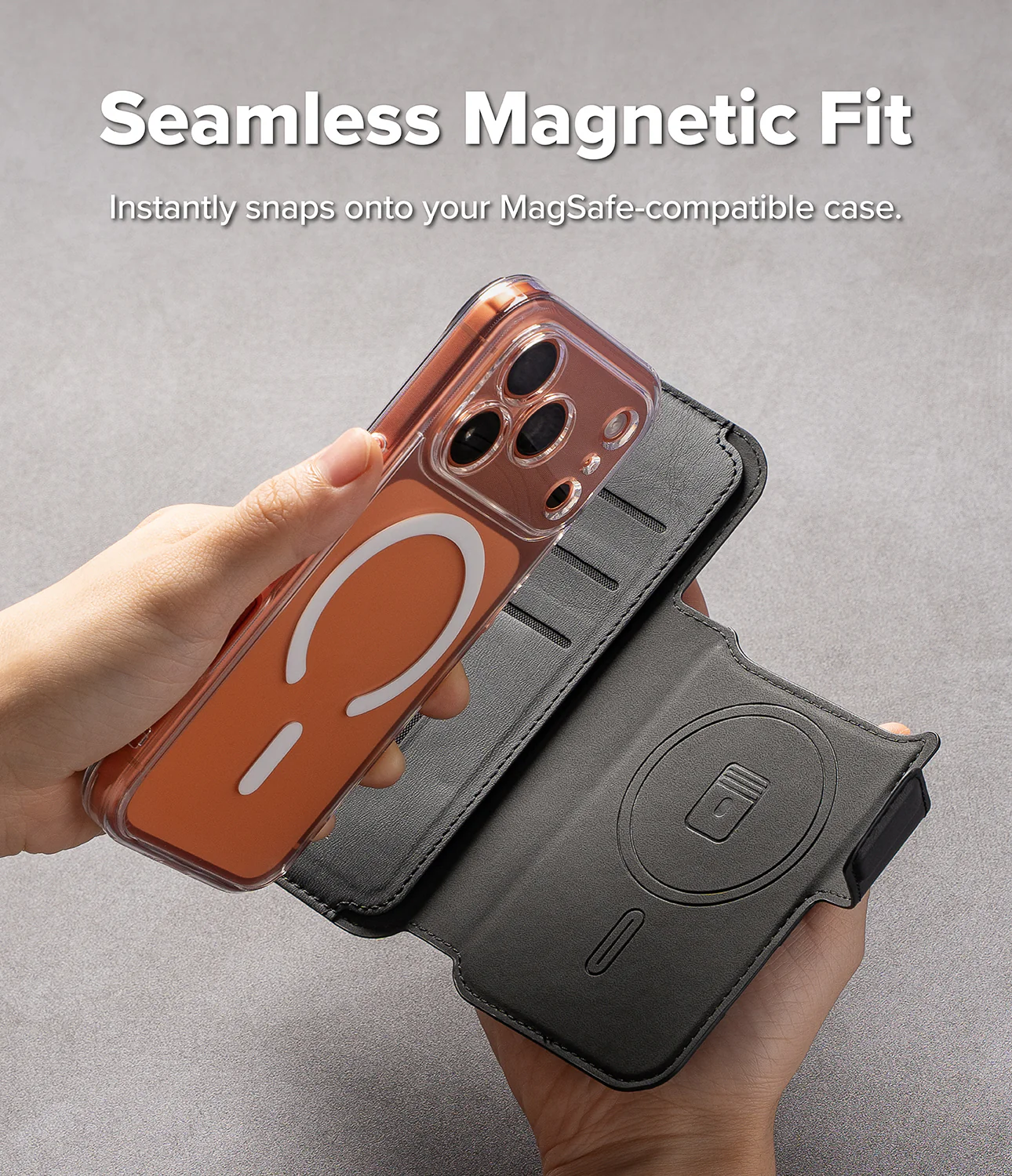 iPhone 17 Pro Cover | Folio Grip Wallet Magnetic - Image 5