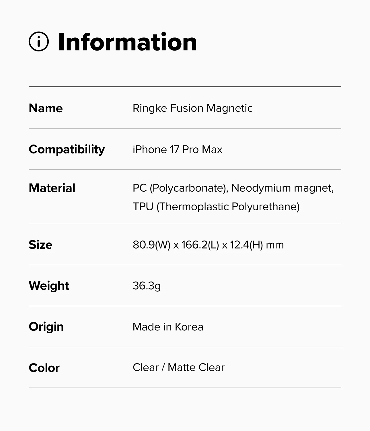 iPhone 17 Pro Max Case | Fusion Magnetic Matte - Image 12