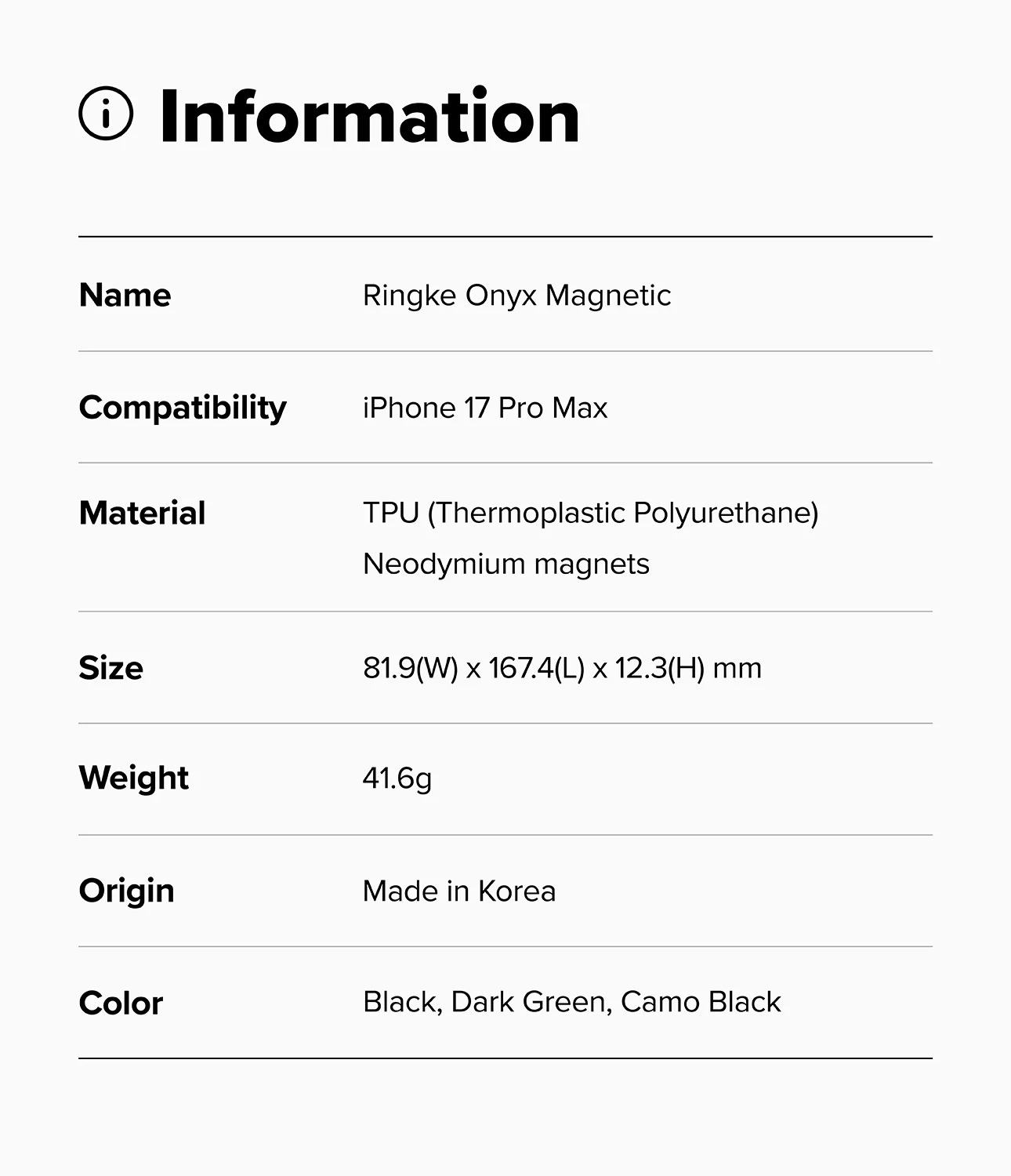 iPhone 17 Pro Max Case | Onyx Magnetic - Image 16