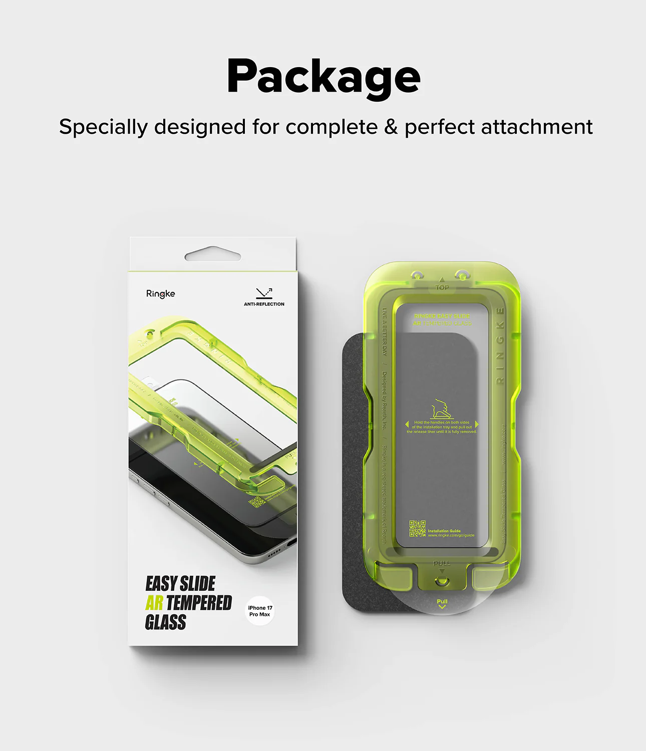 iPhone 17 Pro Max Screen Protector | Easy Slide AR Tempered Glass - Image 17