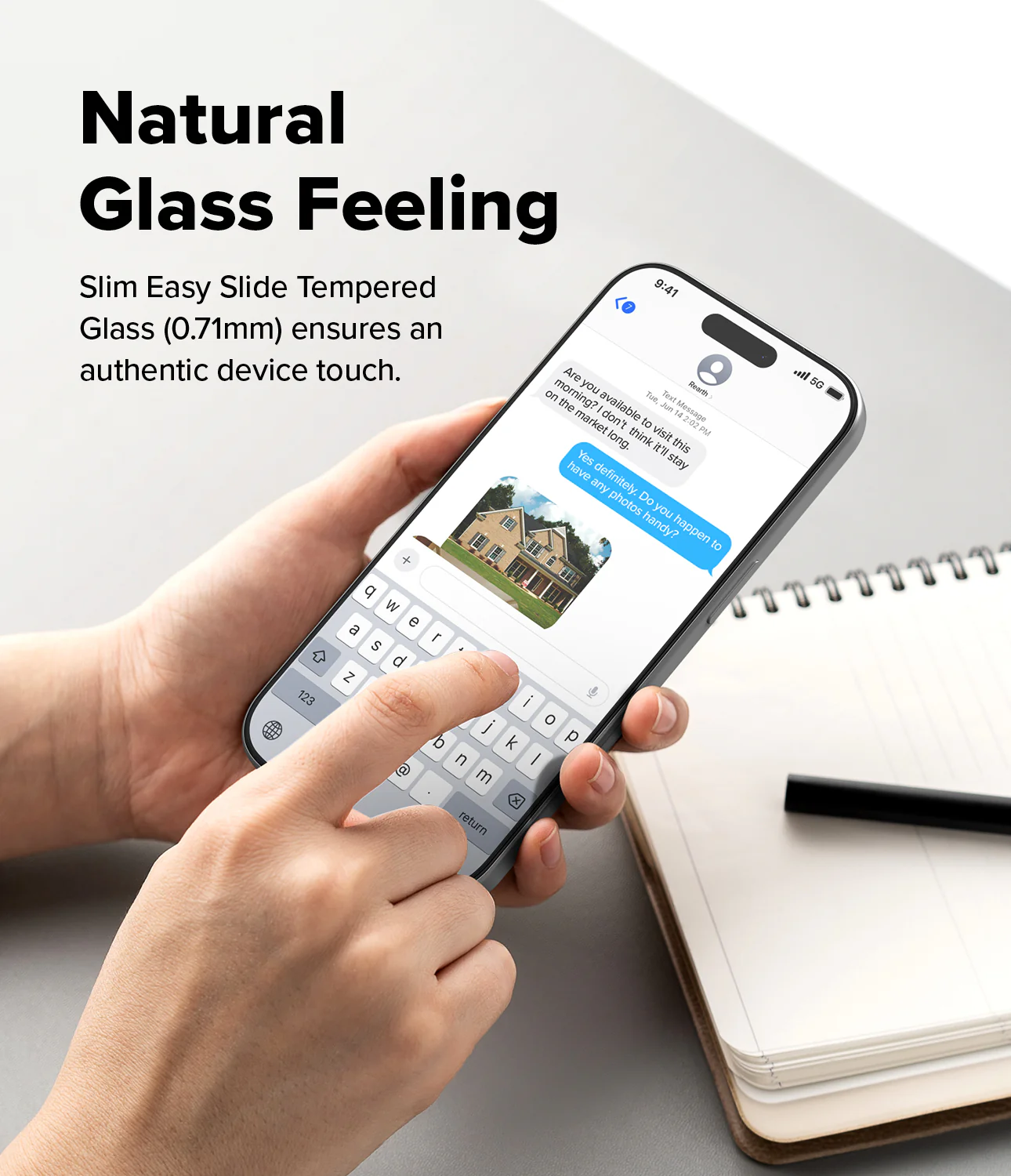 iPhone 17 Pro Screen Protector | Easy Slide Tempered Glass - Image 9