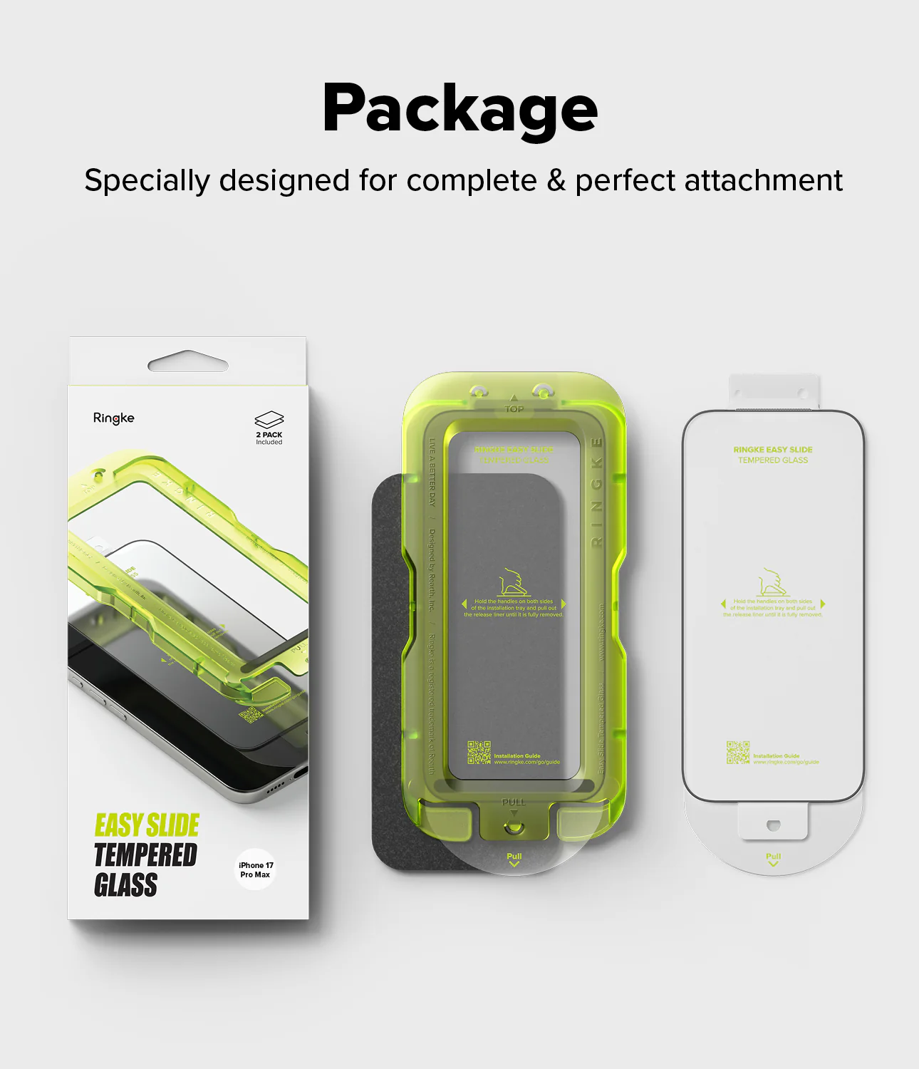 iPhone 17 Pro Max Screen Protector | Easy Slide Tempered Glass - Image 17