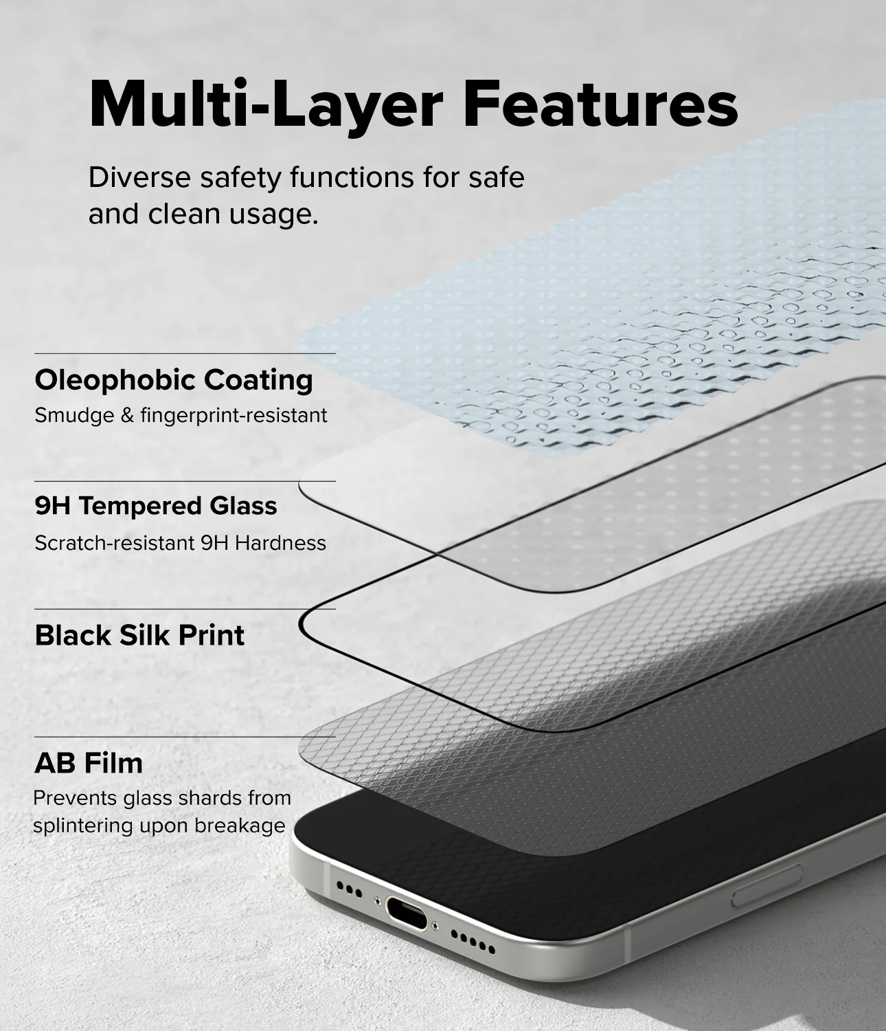 iPhone 17 Screen Protector | Easy Slide Tempered Glass - Image 11