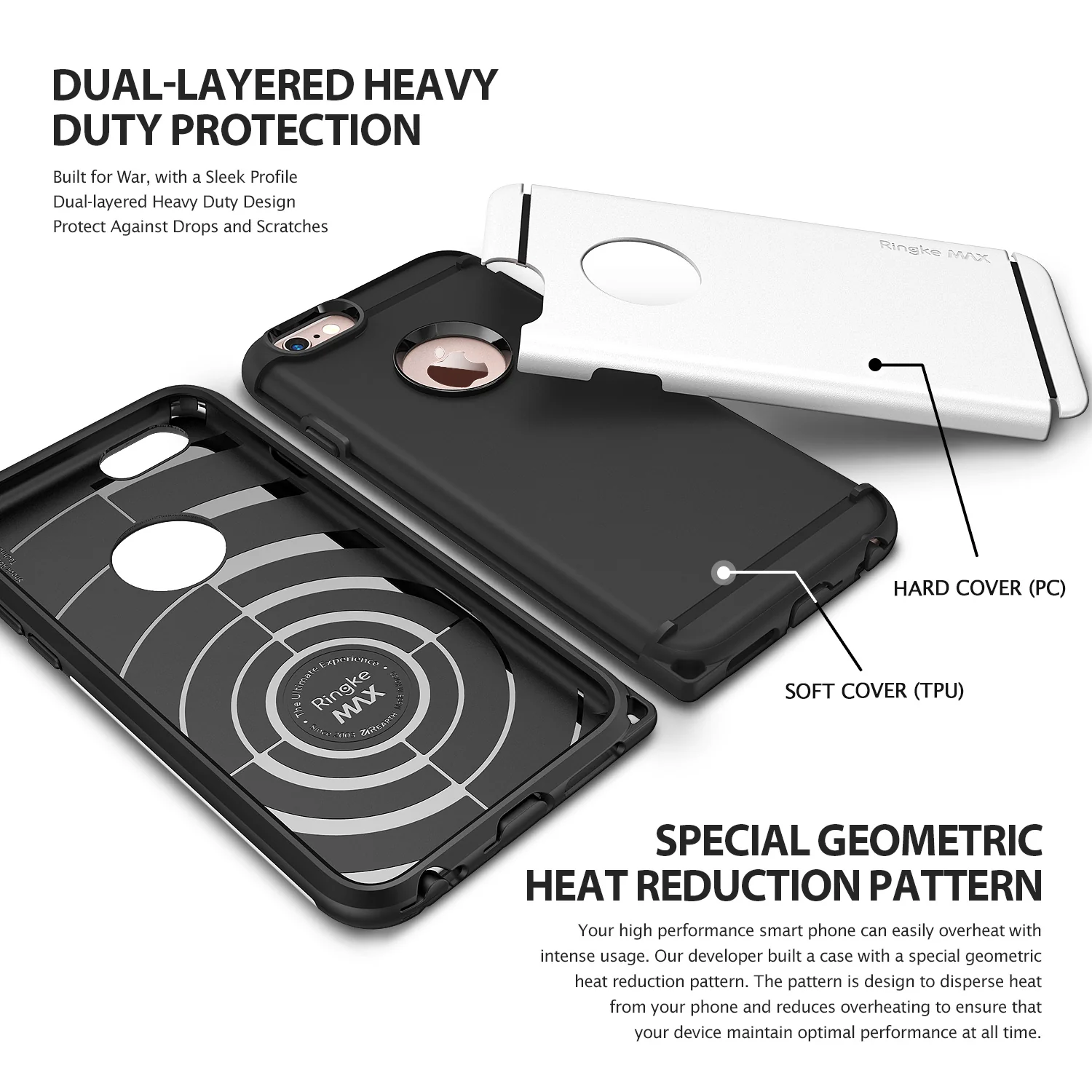 iPhone 6s Plus Case | Max - Black - Image 7