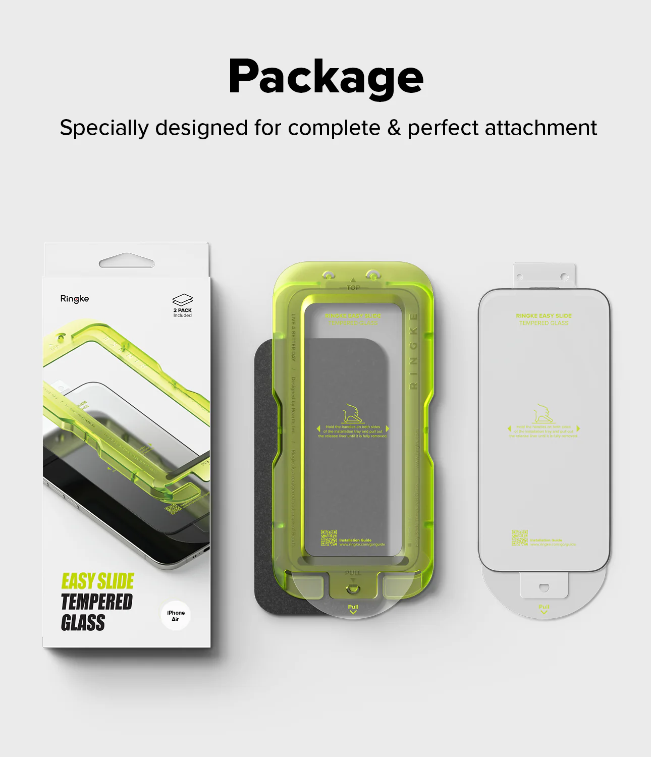iPhone Air Screen Protector | Easy Slide Tempered Glass - Image 4