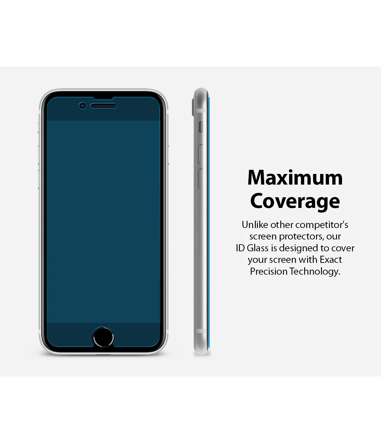 iPhone SE 2022 5G / SE 2020 / 8 / 7 Screen Protector | Invisible Defender Glass [2 Pack] - Image 9