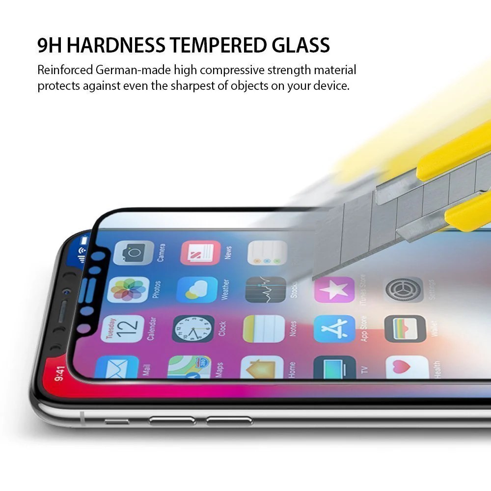 iPhone X Screen Protector | Full Cover Glass - Image 4