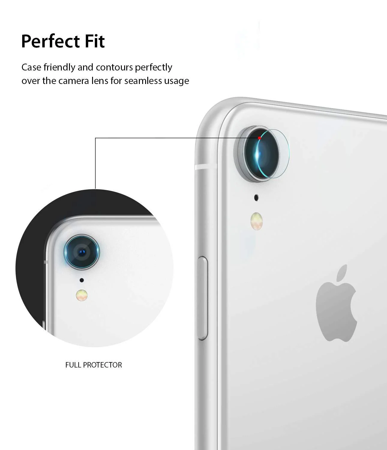 iPhone XR Camera Protector Glass [3 Pack] - Image 4