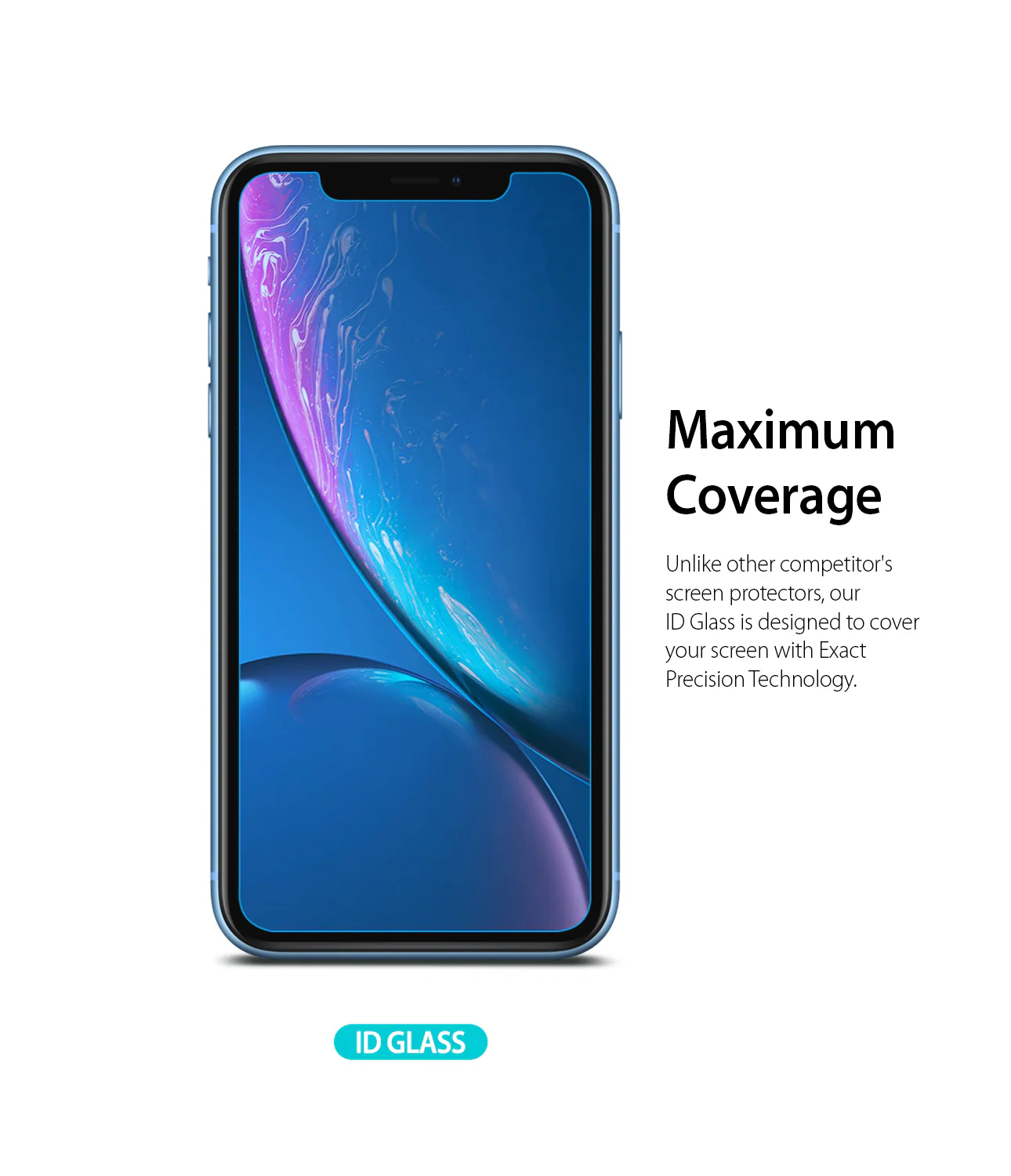 iPhone XR Screen Protector | Invisible Defender Glass - Image 4