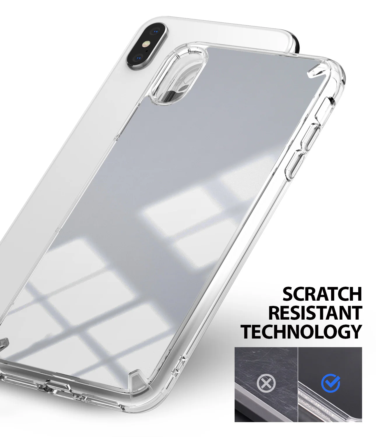 iPhone XS Max Case | Mirror - Silver - Image 5