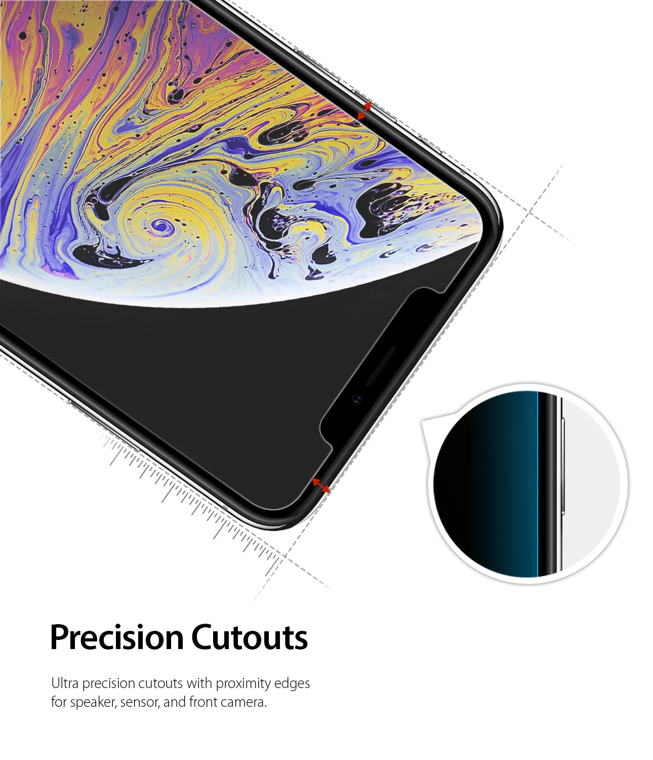 iPhone XS Max Screen Protector | Invisible Defender Glass - Image 8