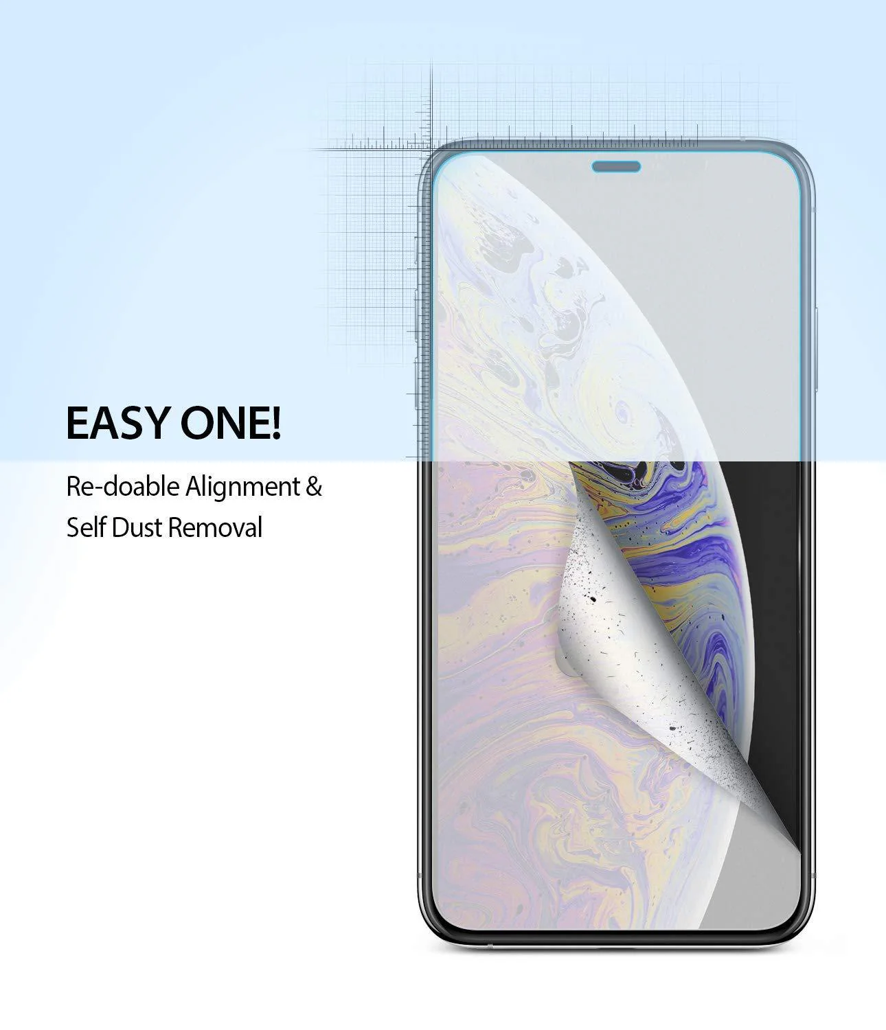 iPhone XS Screen Protector | Dual Easy Film - Image 3