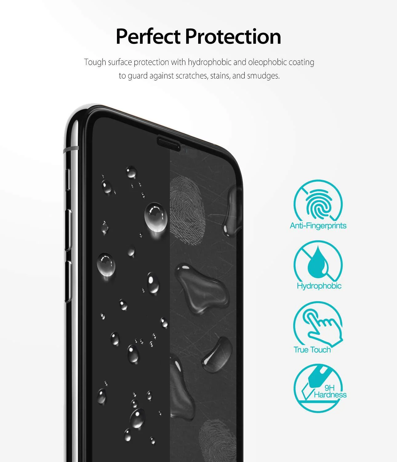 iPhone XS Screen Protector | Invisible Defender Glass - Image 5