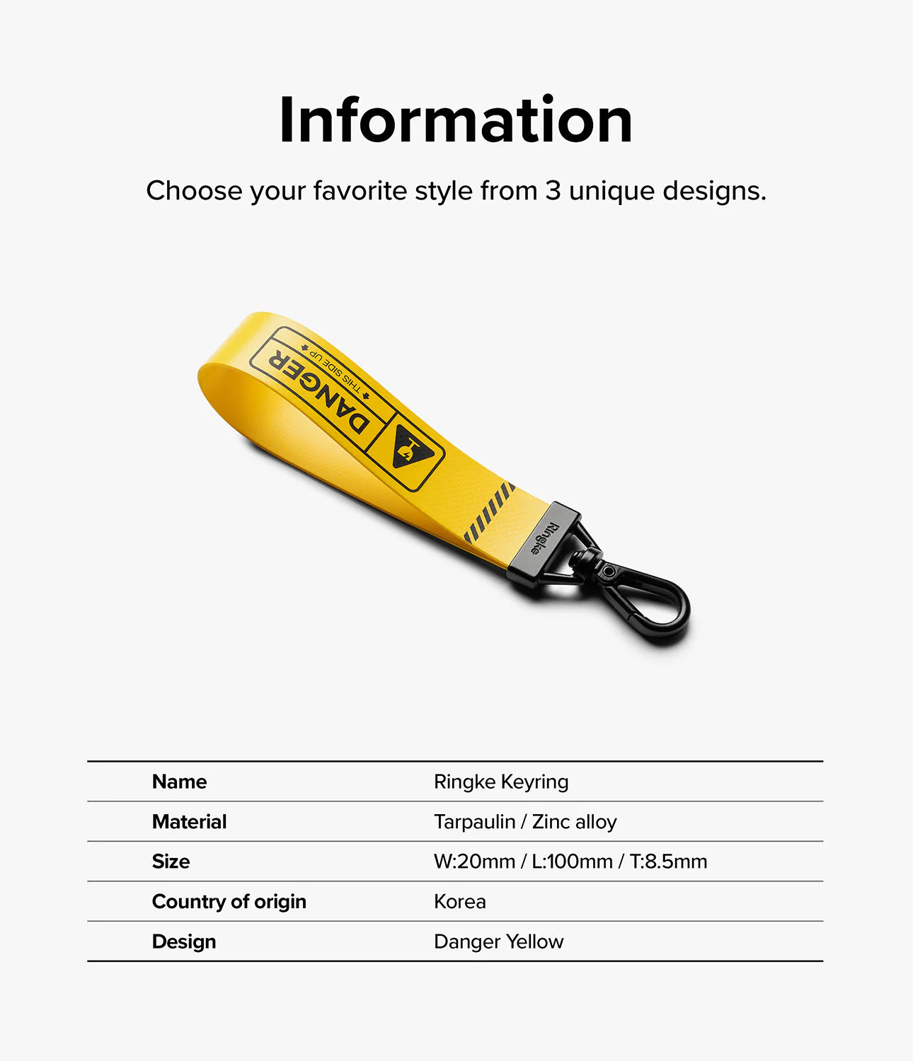 Key Ring Strap | Danger - Image 10