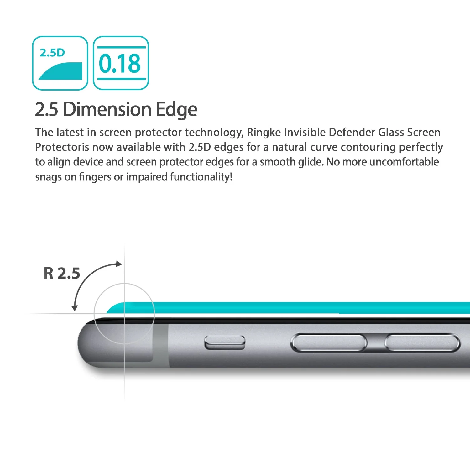 LG G5 Screen Protector | Invisible Defender Glass - Image 3