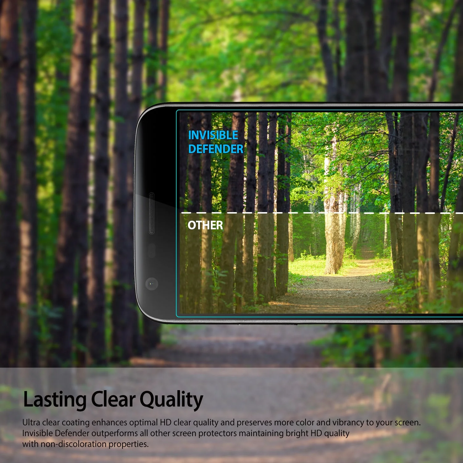 LG K7 / Tribute 5 Screen Protector | Invisible Defender - Image 7