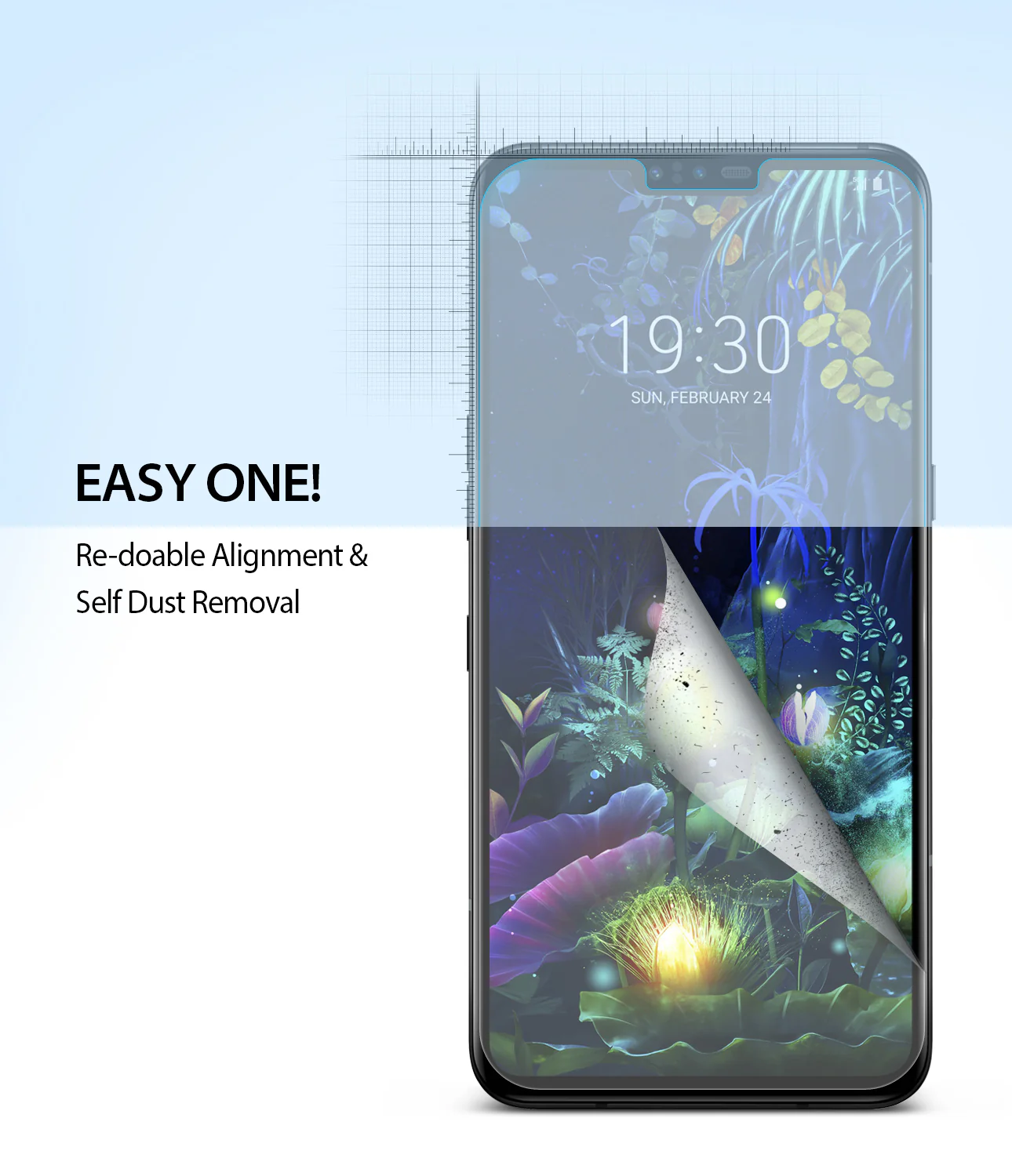LG V50 ThinQ Screen Protector | Dual Easy Film - Image 4
