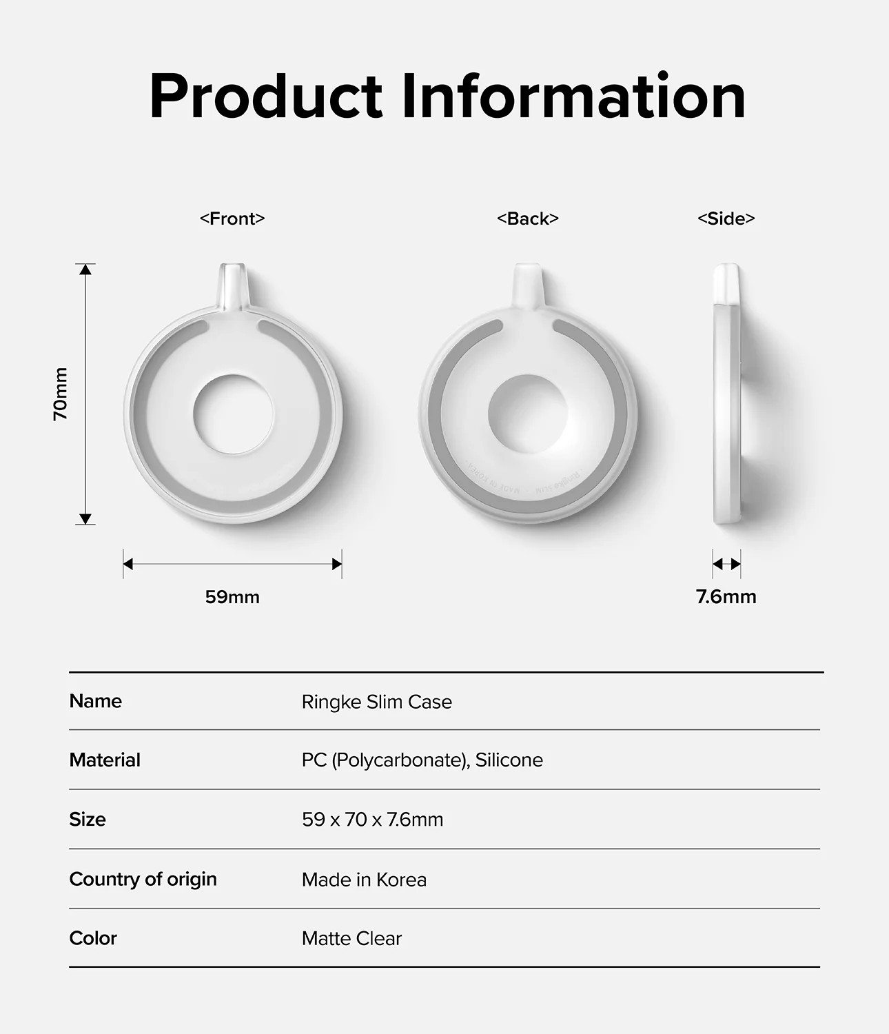 MagSafe (2024) Charger Case | Slim - Matte Clear - Image 14