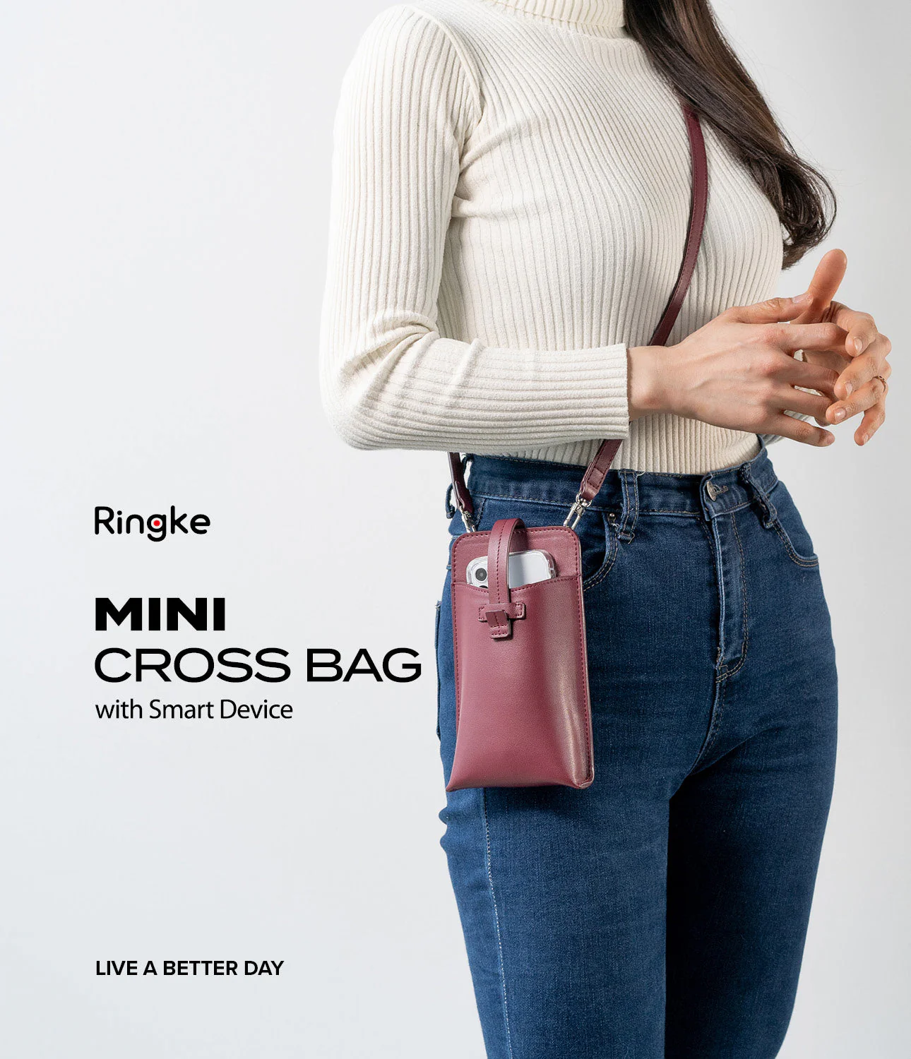 Mini Cross Bag | PU Leather - Image 14