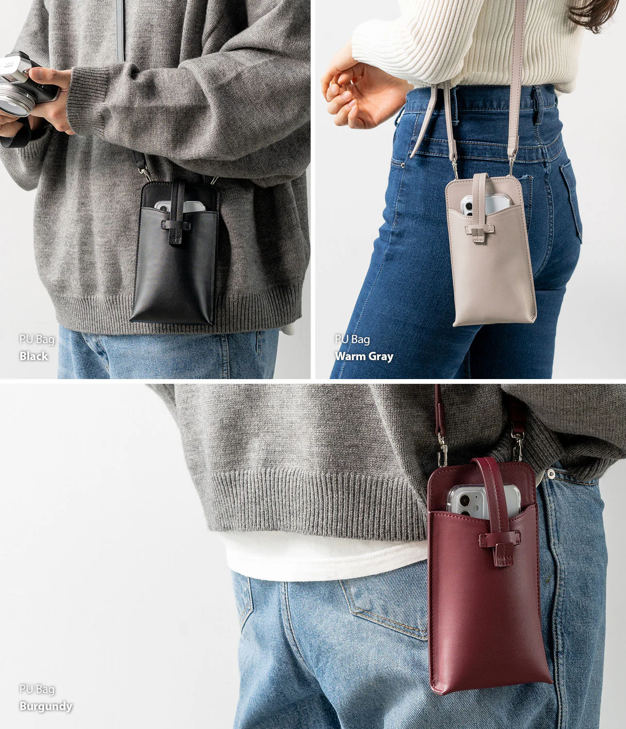 Mini Cross Bag | PU Leather - Image 41