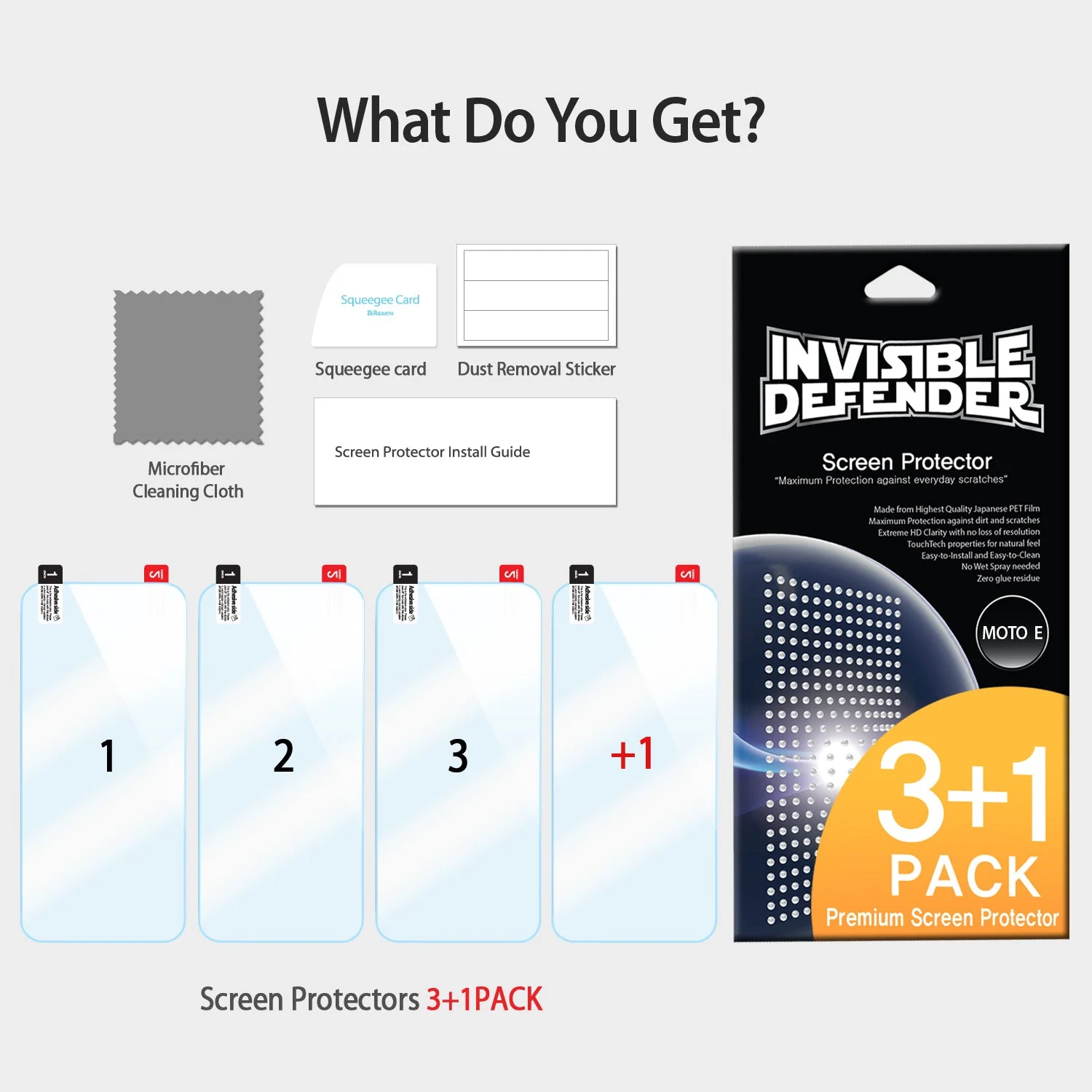 Moto E 2015 (2nd Gen.) Screen Protector | Film - Image 7