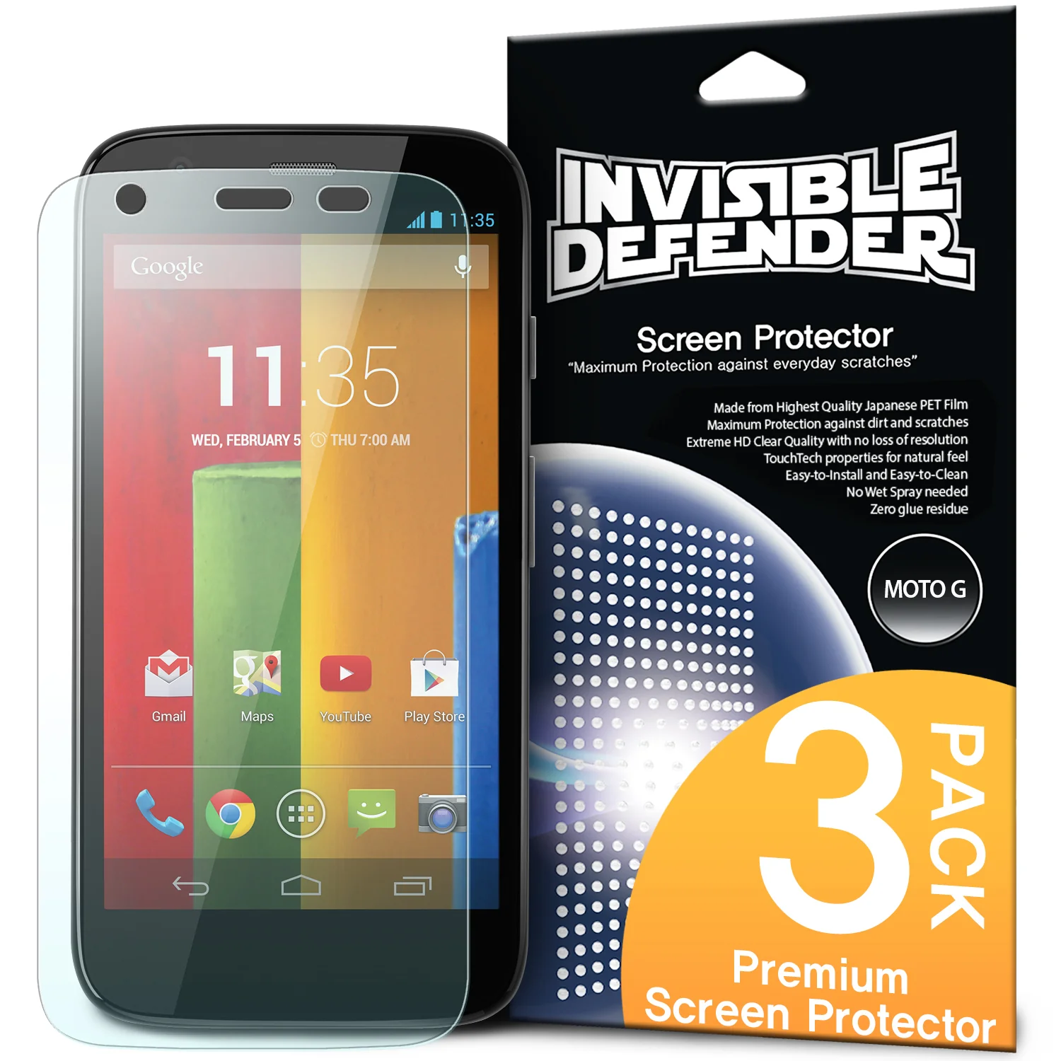 Moto G 2013 (1st Gen.) Screen Protector | Film