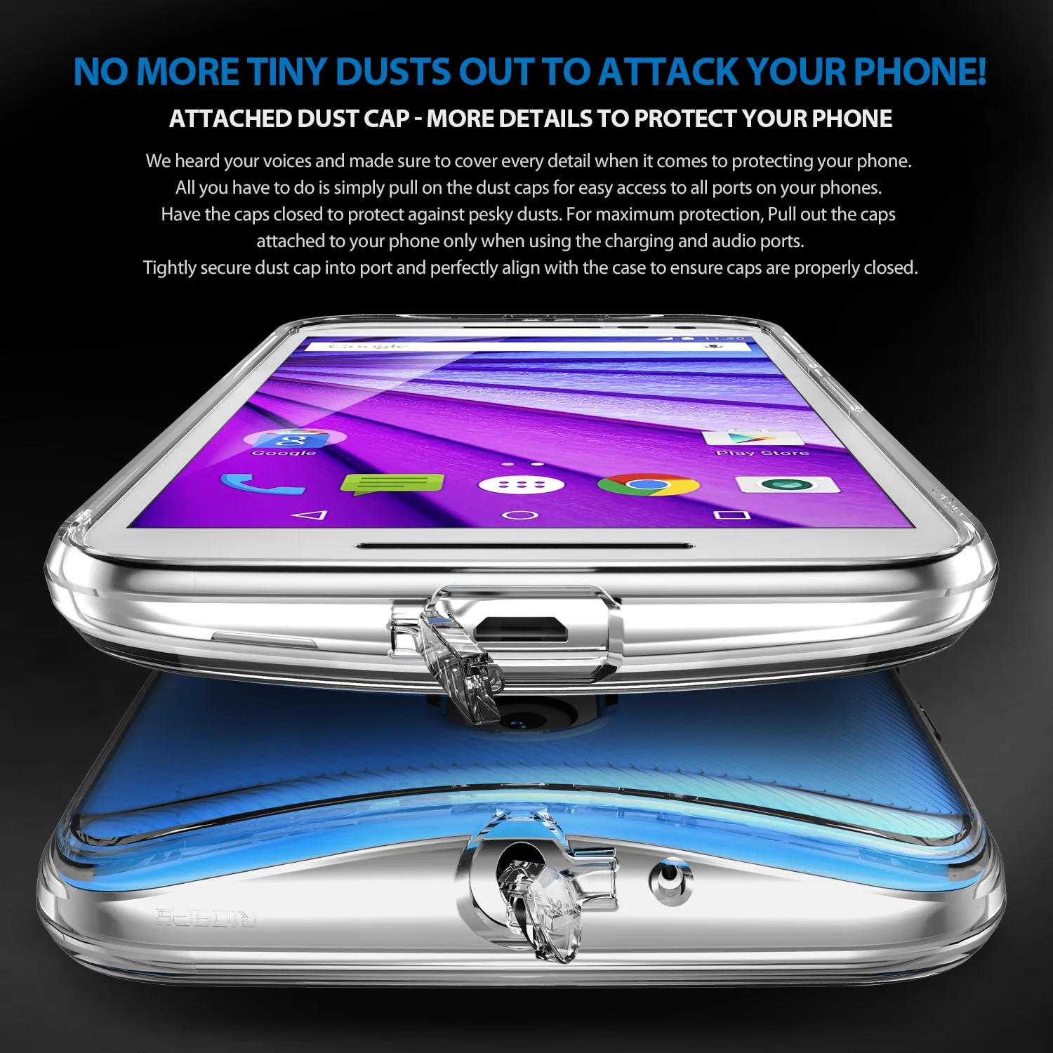 Moto G (2015) Case | Fusion - Smoke Black - Image 4