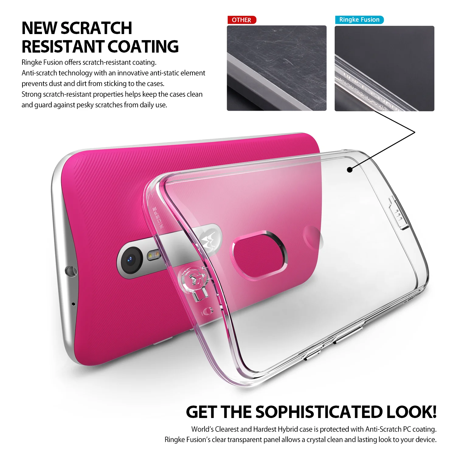 Moto G (2015) Case | Fusion - Smoke Black - Image 6