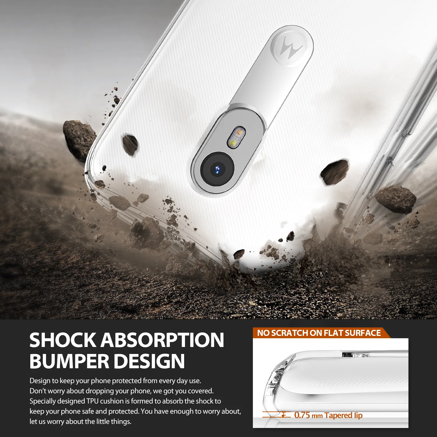 Moto G (2015) Case | Fusion - Smoke Black - Image 7