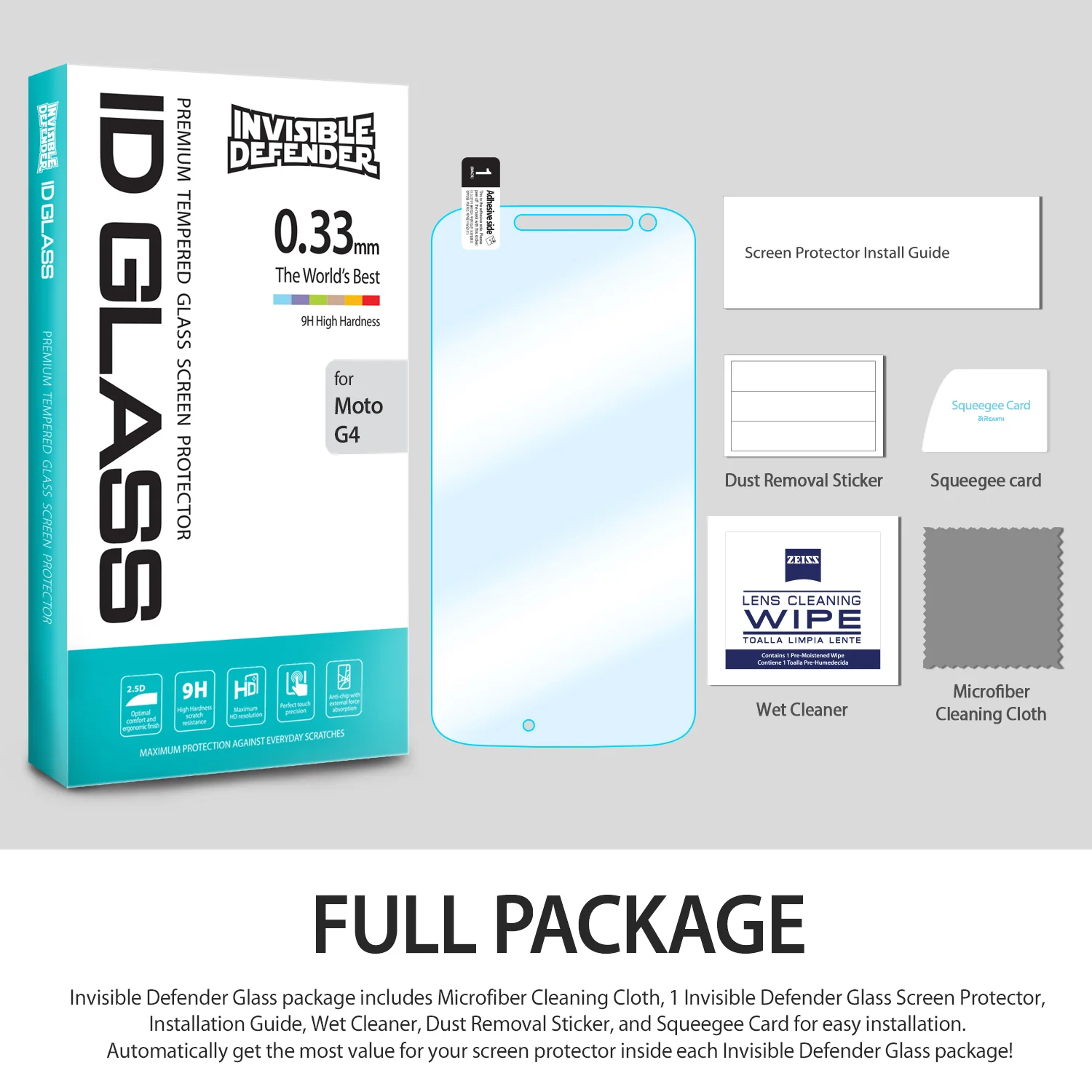 Moto G4 Screen Protector | Glass - Image 9