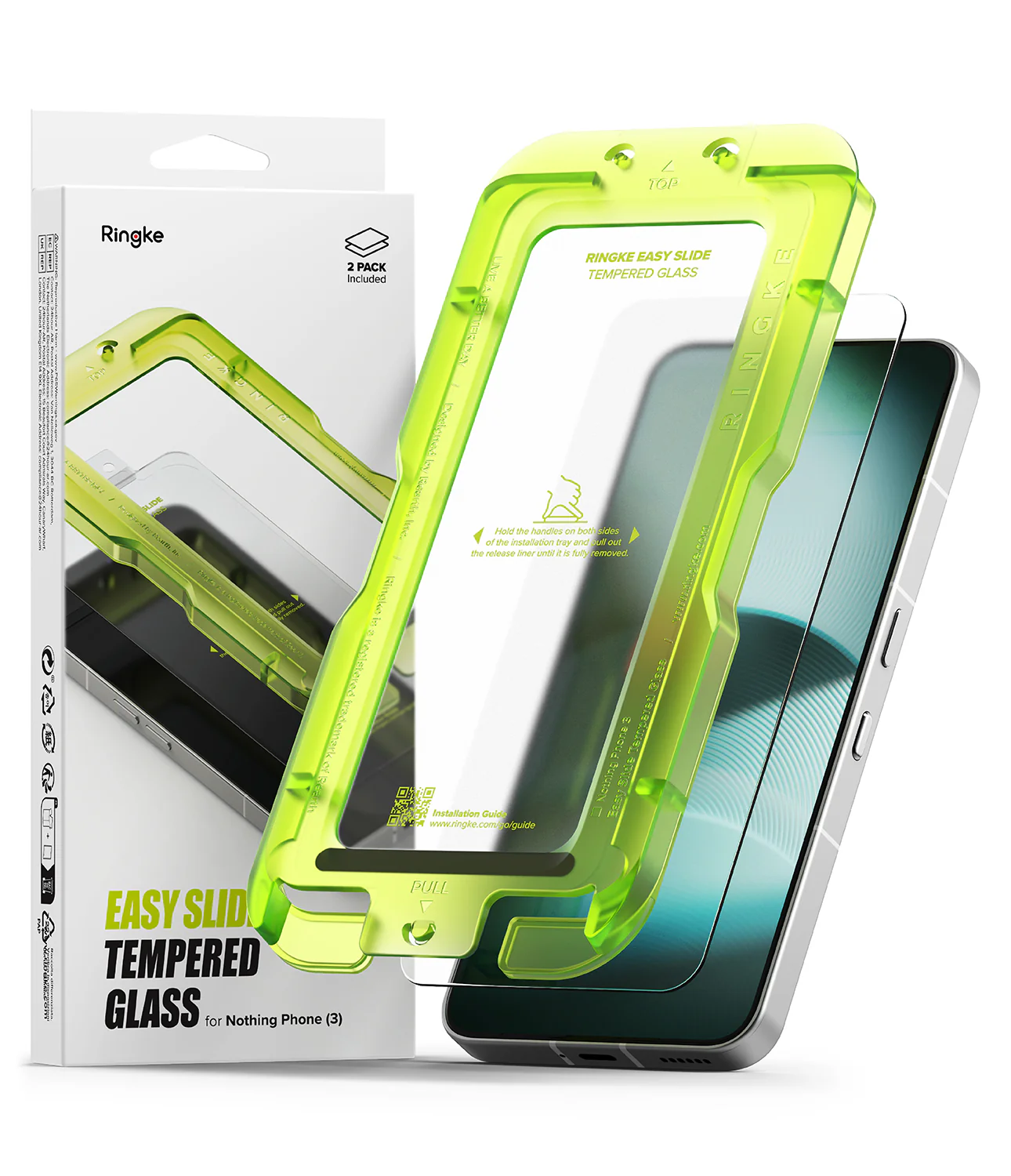 Nothing Phone (3) Screen Protector | Easy Slide Tempered Glass