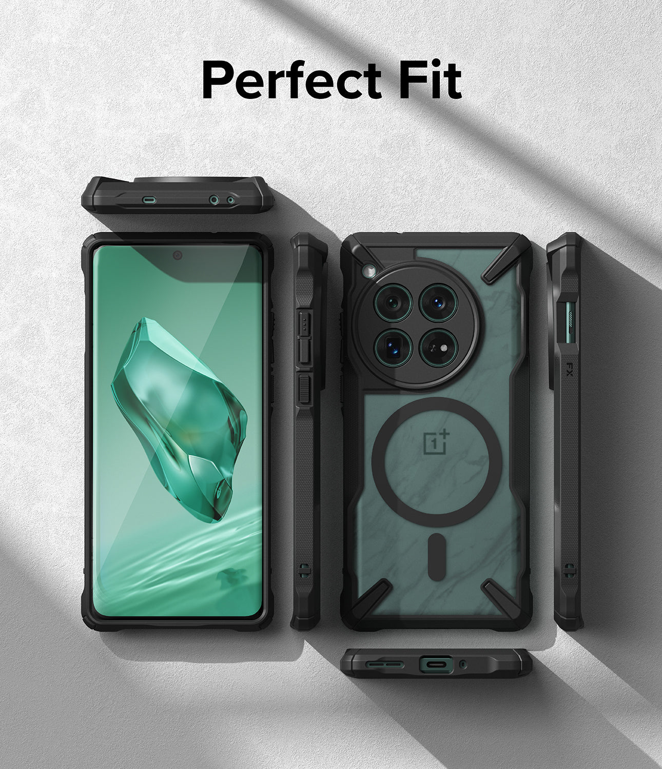 OnePlus 12 Case | Fusion-X Magnetic Matte Black - Image 12