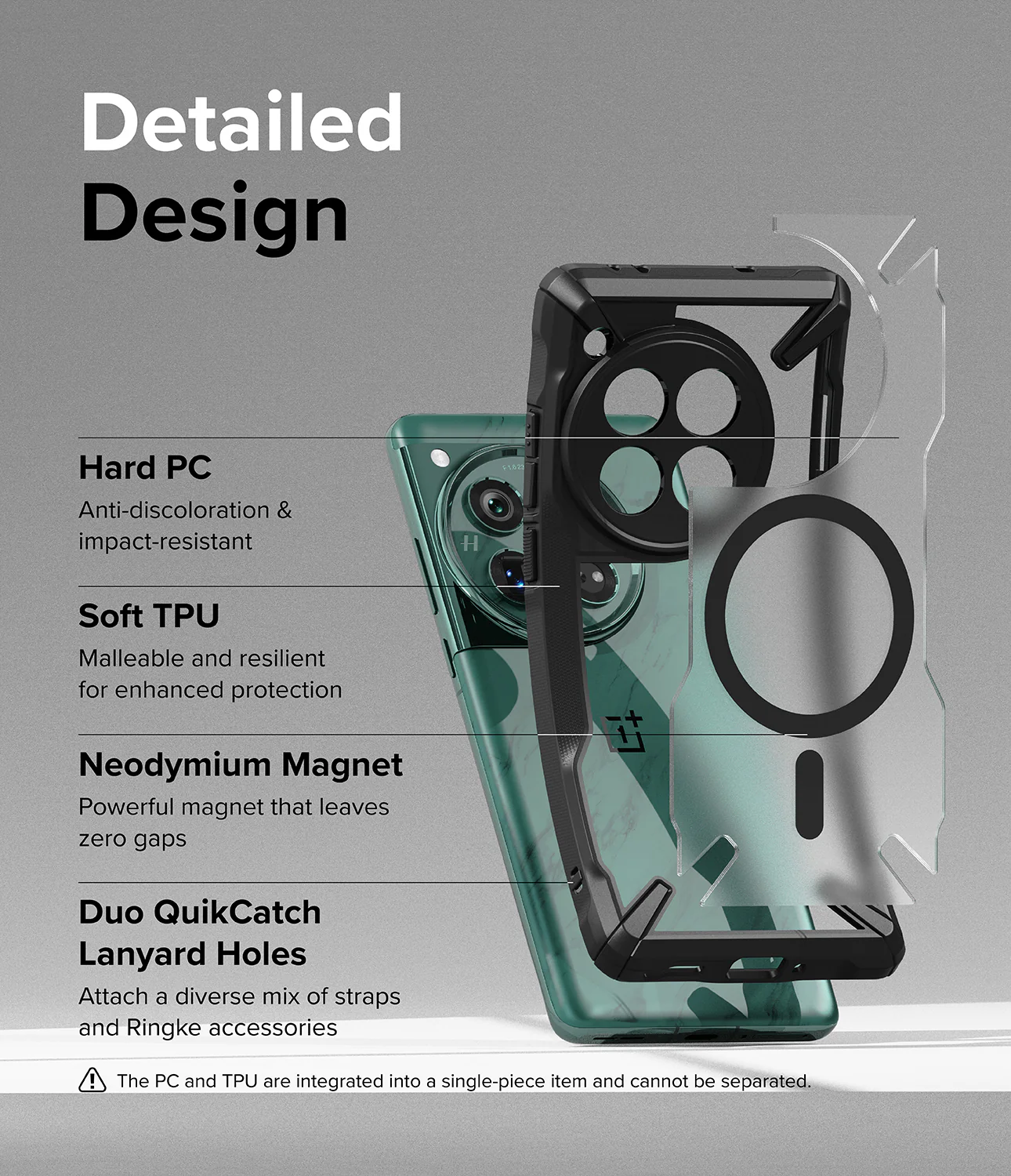 OnePlus 12 Case | Fusion-X Magnetic Matte Black - Image 13