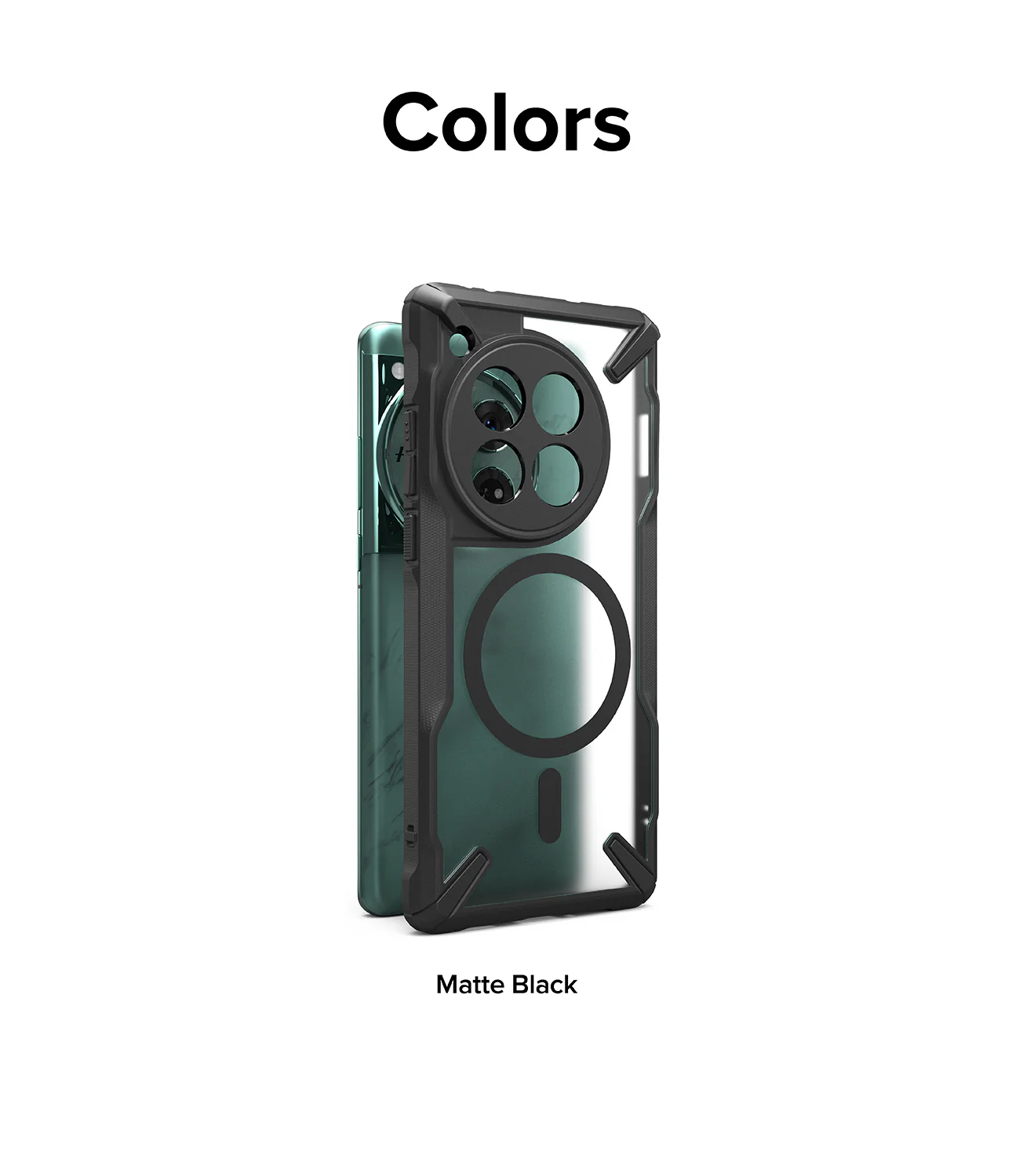 OnePlus 12 Case | Fusion-X Magnetic Matte Black - Image 16
