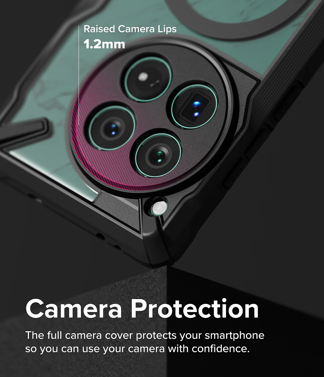 OnePlus 12 Case | Fusion-X Magnetic Matte Black - Image 5