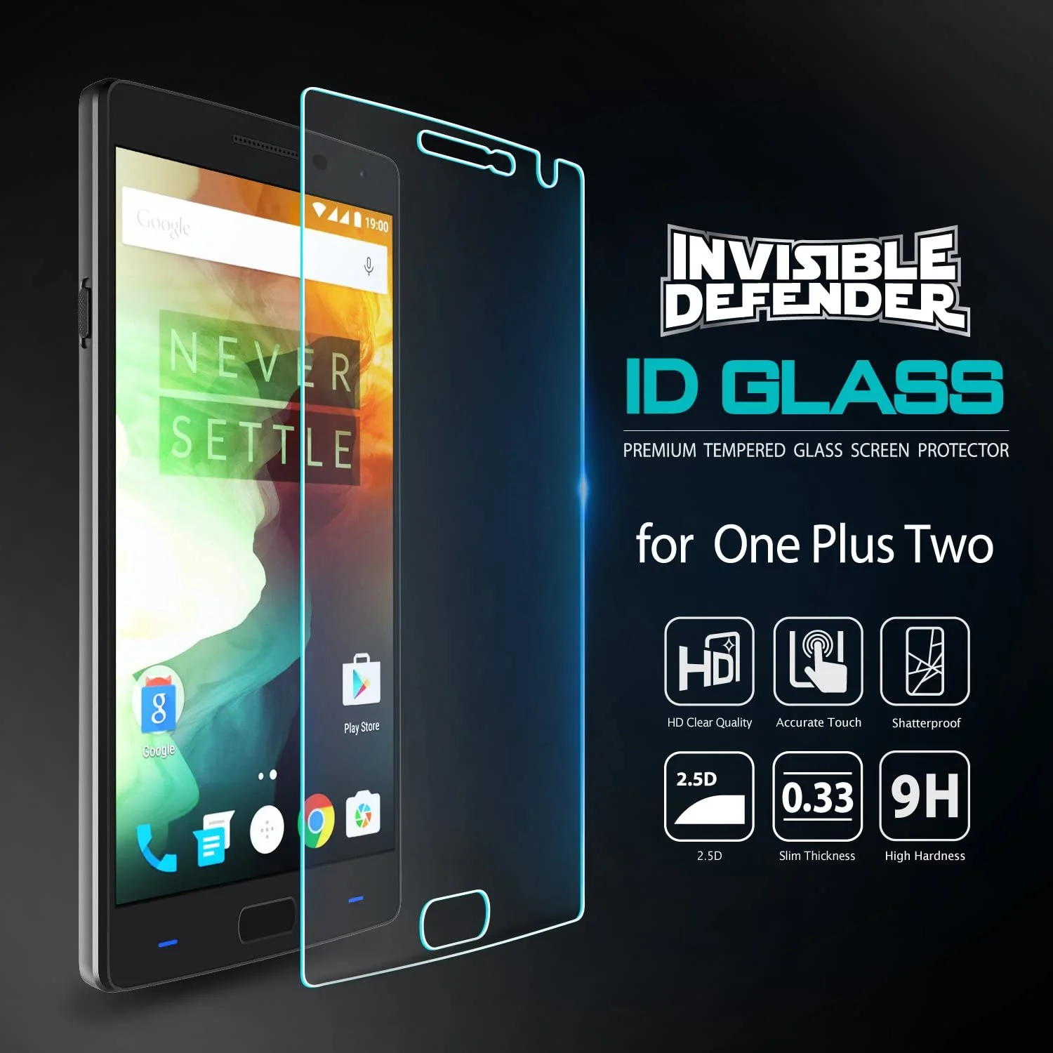 OnePlus 2 Screen Protector | Invisible Defender Glass - Image 2