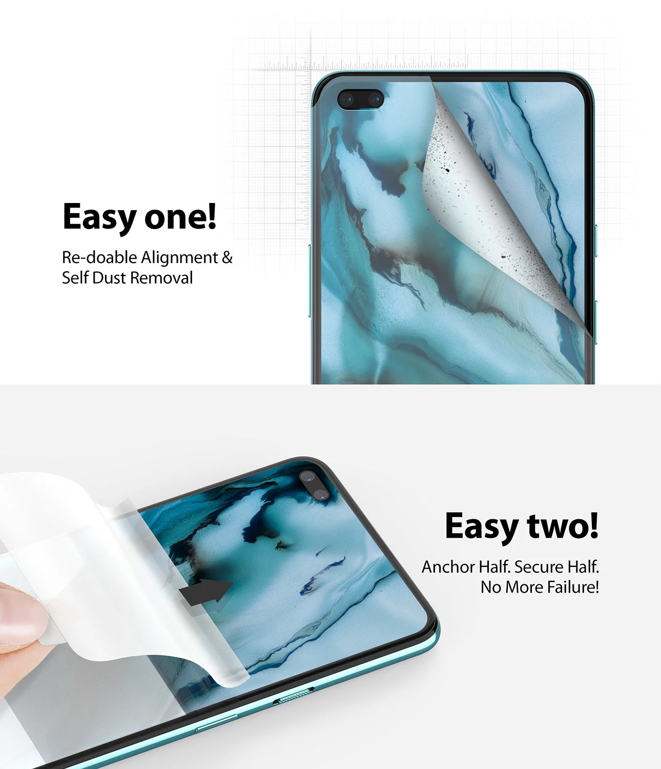 OnePlus Nord Screen Protector | Dual Easy Film - Image 6