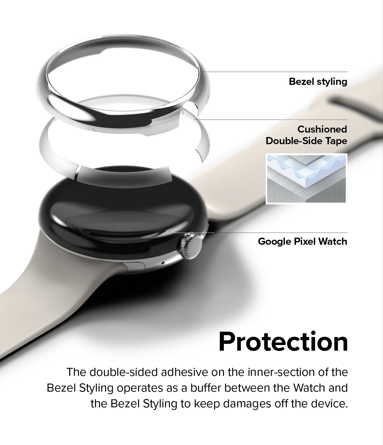 Google Pixel Watch 41mm | Bezel Styling - Image 7