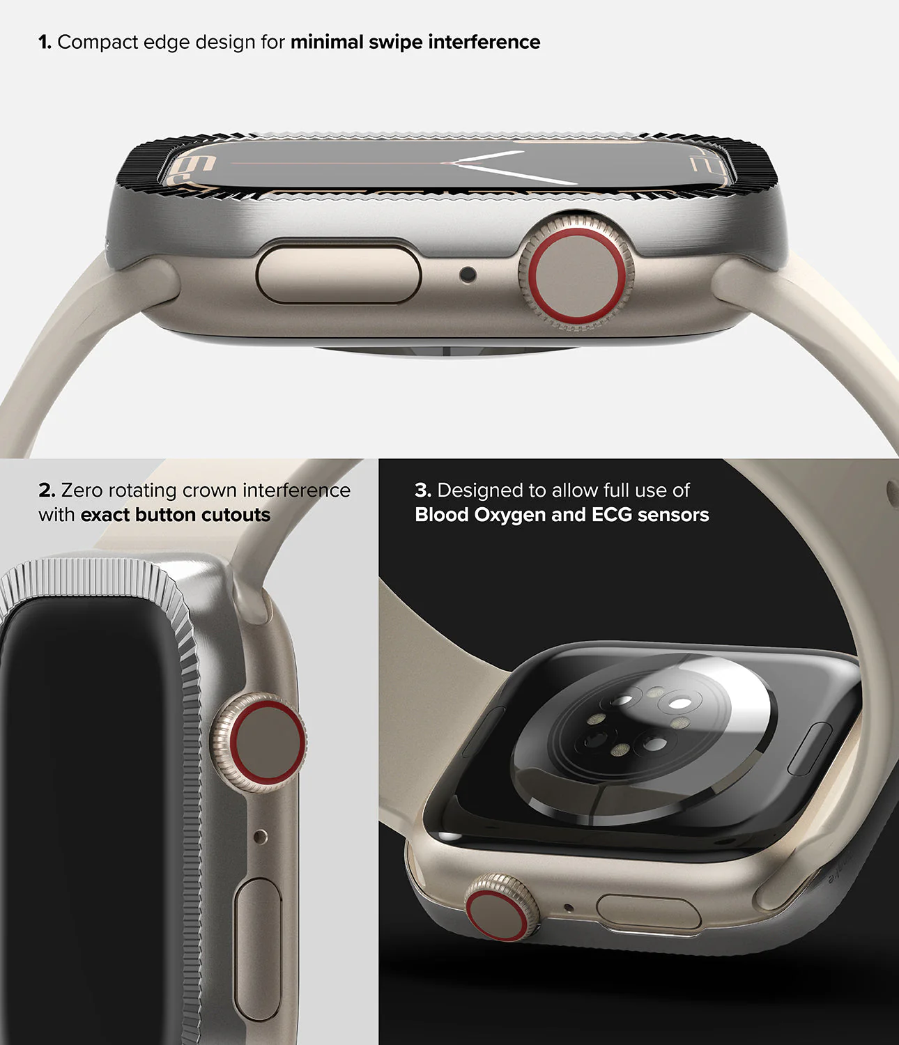 Apple Watch 9 / 8 / 7 (41mm) | Bezel Styling Premium - Image 36