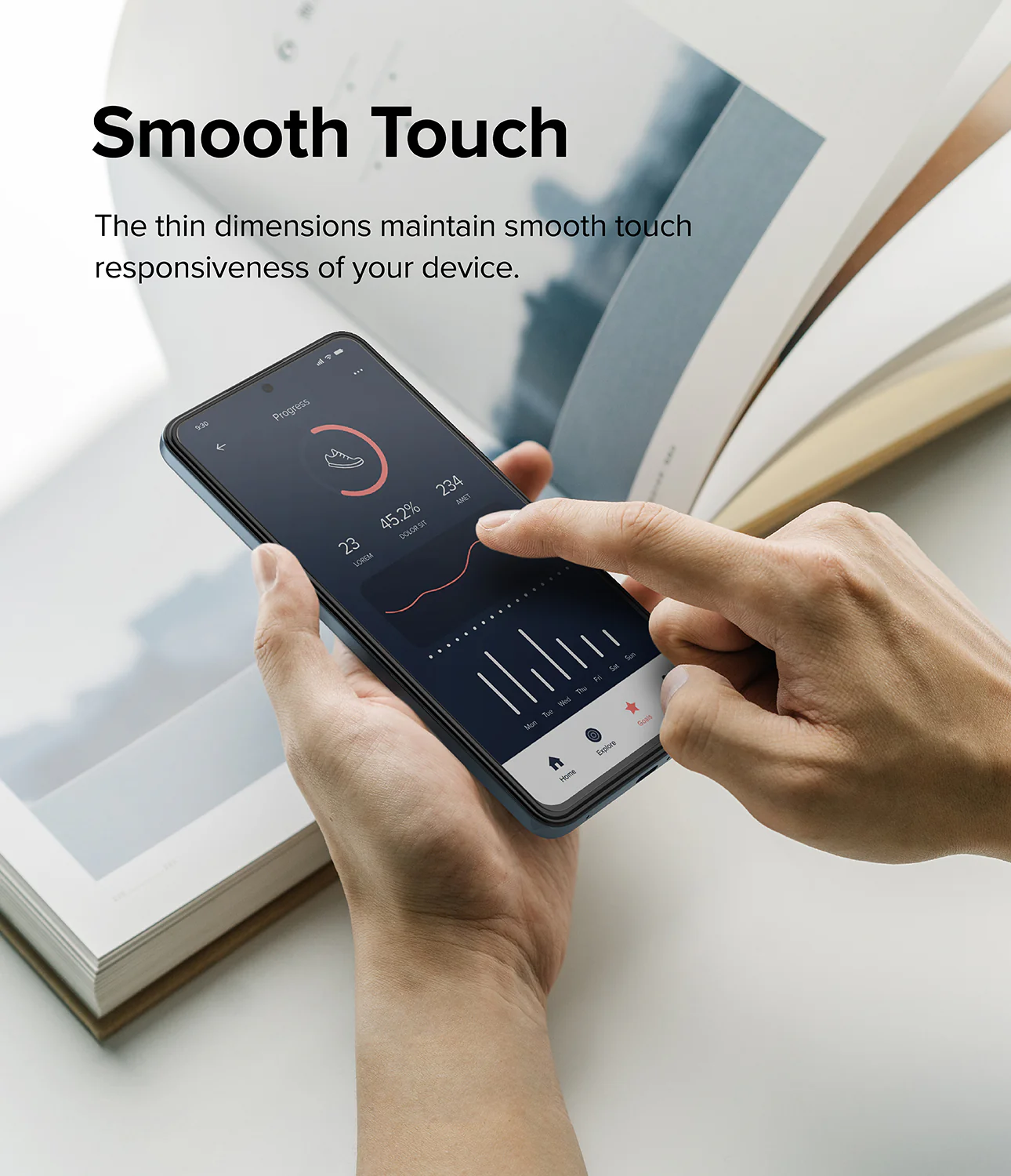 Redmi Note 11 Pro Plus Screen Protector | Invisible Defender Glass [2P] - Image 8
