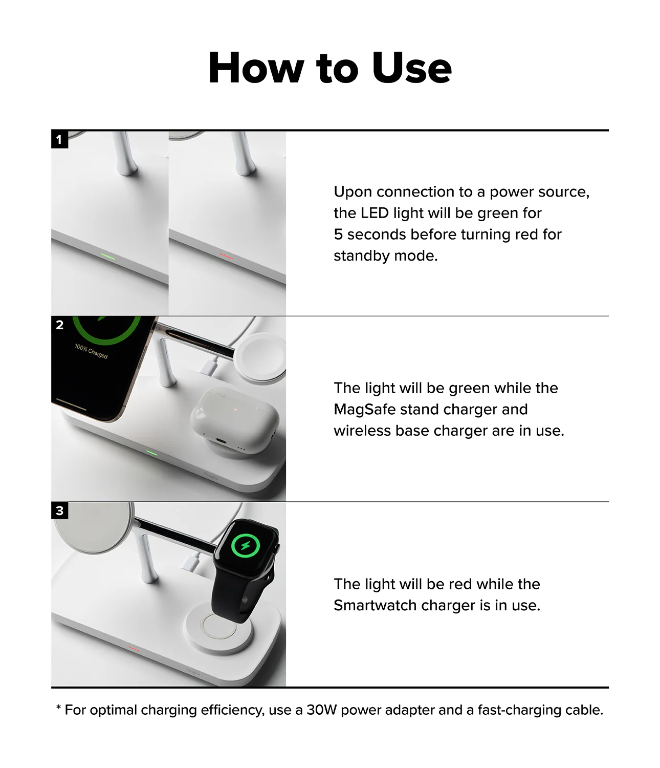 Qi2 3-in-1 Wireless Charger Stand - Image 17
