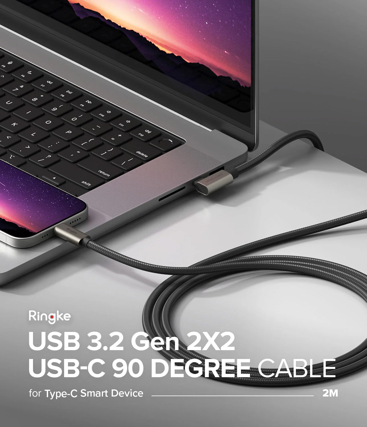 Ringke 90 Degree Cable USB 3.2 Gen 2x2 USB-C - Image 24