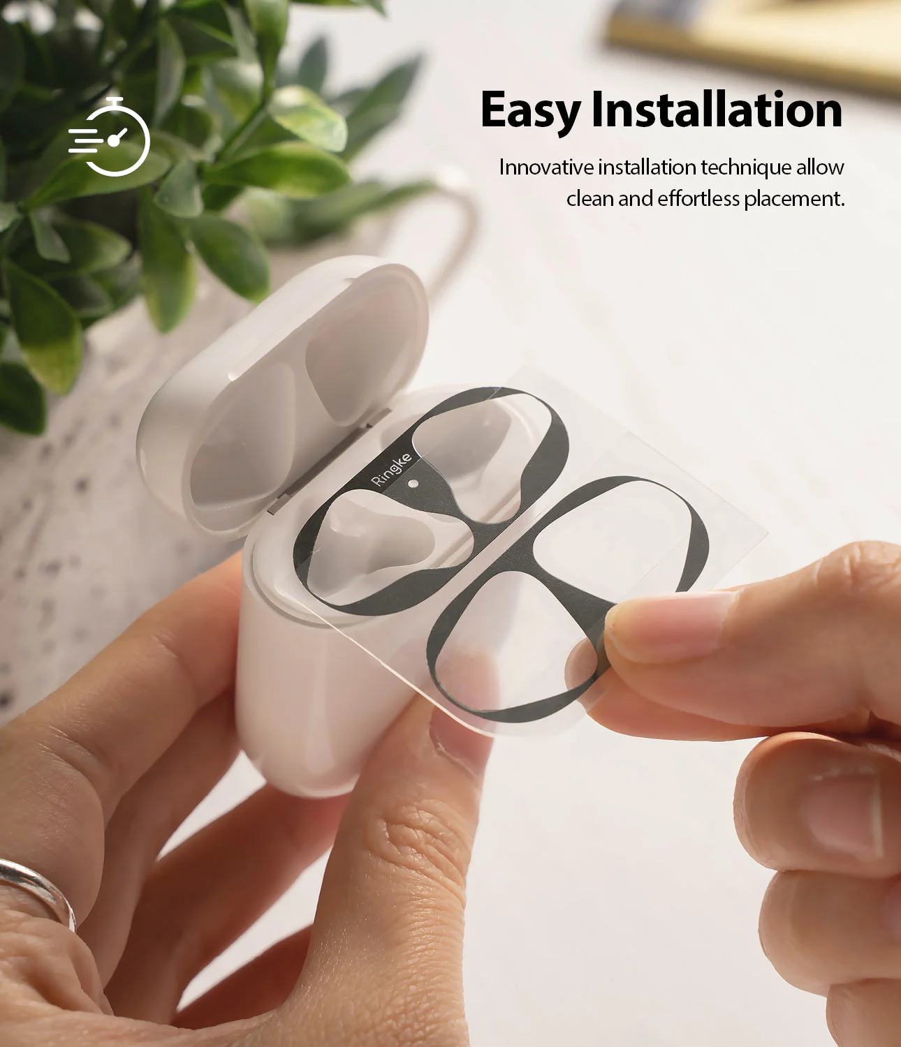 Ringke Airpods 2 / 1 Dust Guard Sticker - Image 14