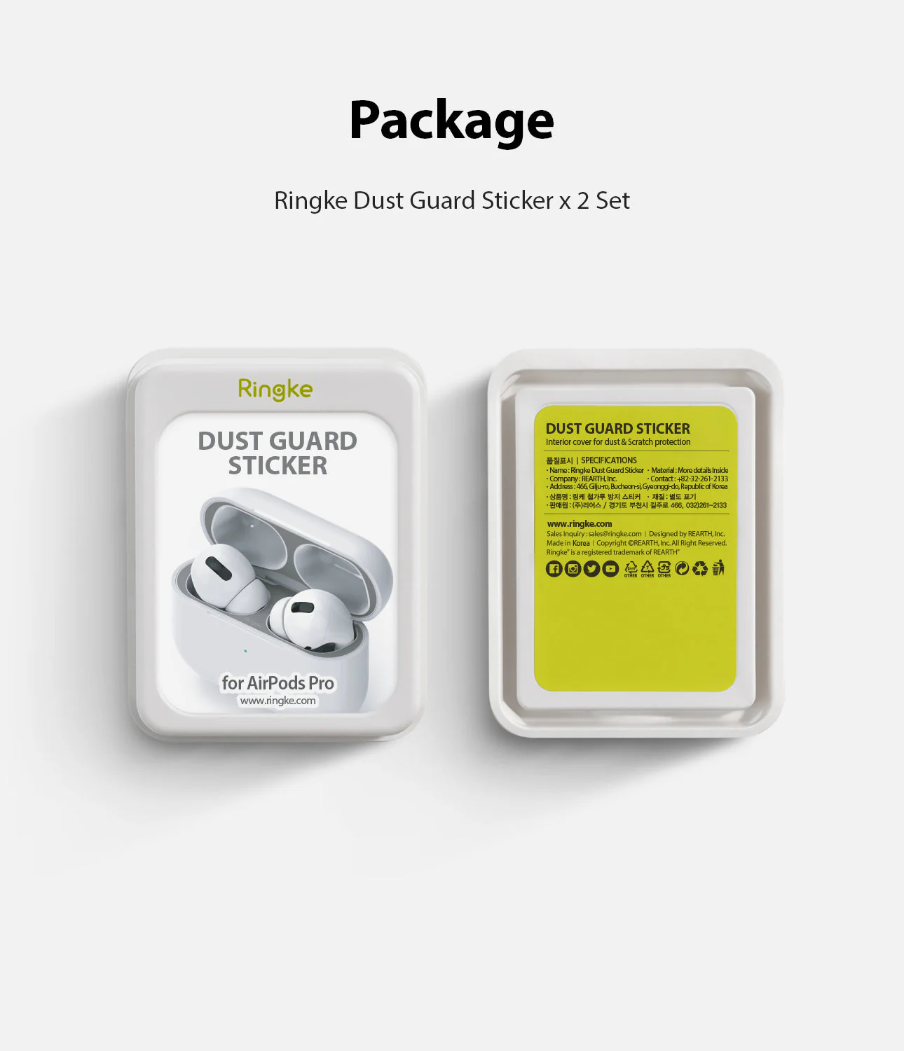 Ringke Airpods Pro Dust Guard Sticker - Image 21