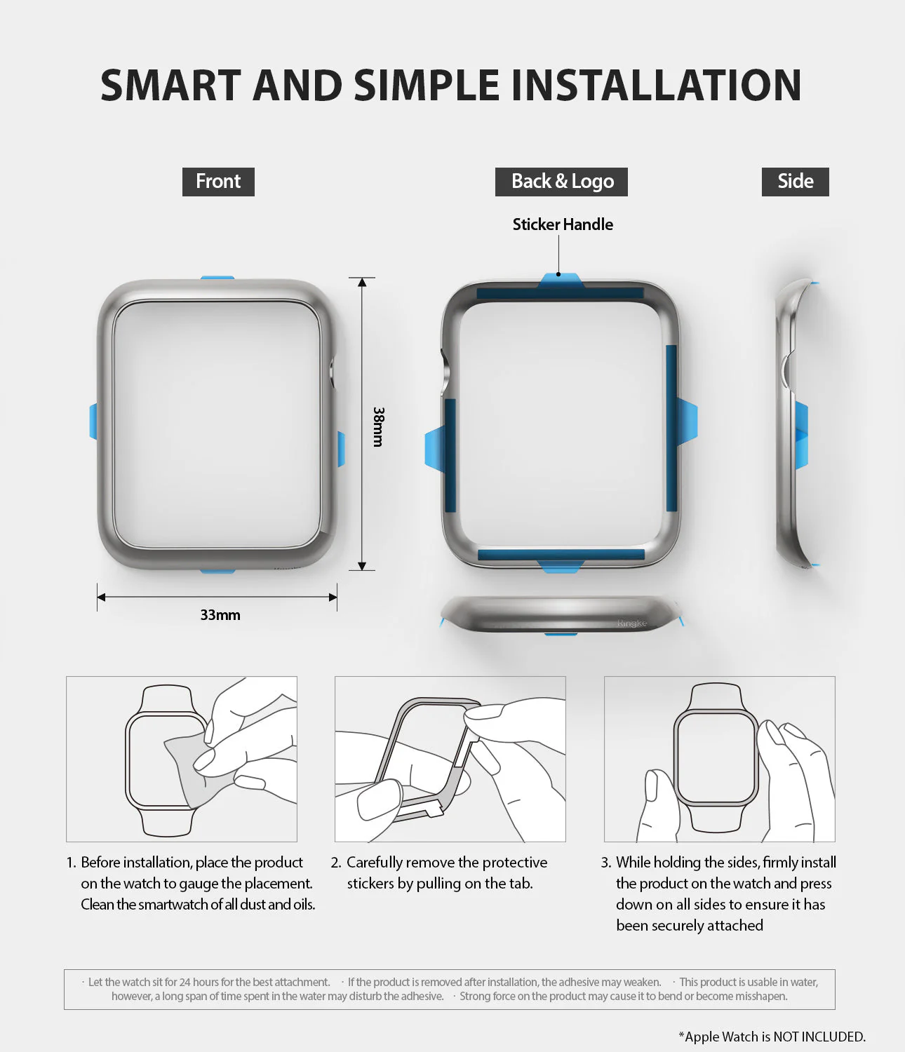 Apple Watch Series 3 / 2 / 1 (38mm) | Bezel Styling - Image 129