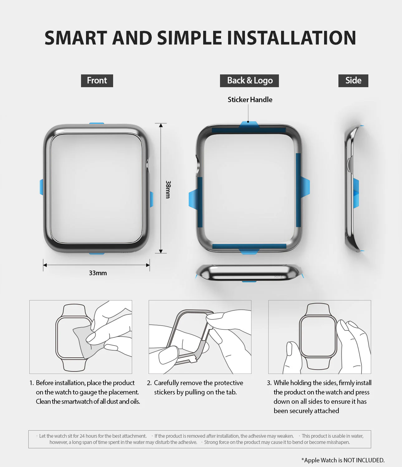 Apple Watch Series 3 / 2 / 1 (38mm) | Bezel Styling - Image 25
