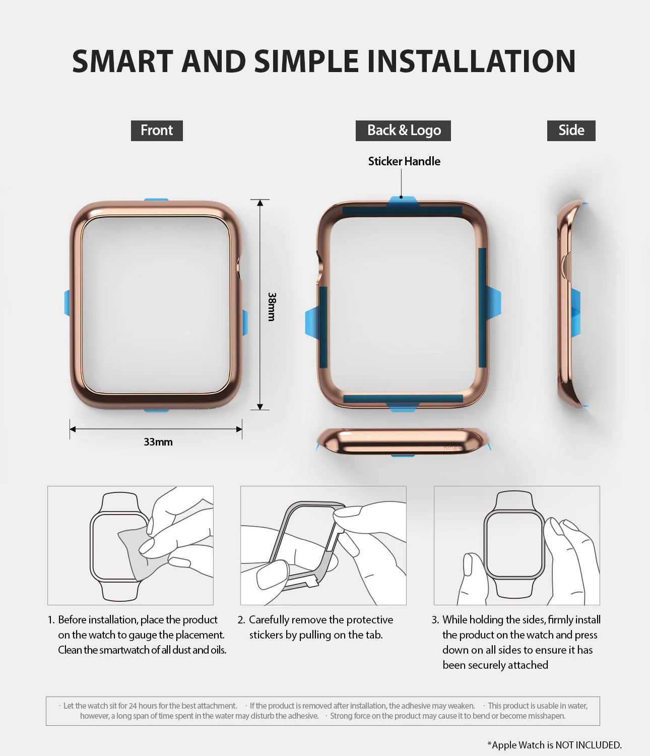 Apple Watch Series 3 / 2 / 1 (38mm) | Bezel Styling - Image 38