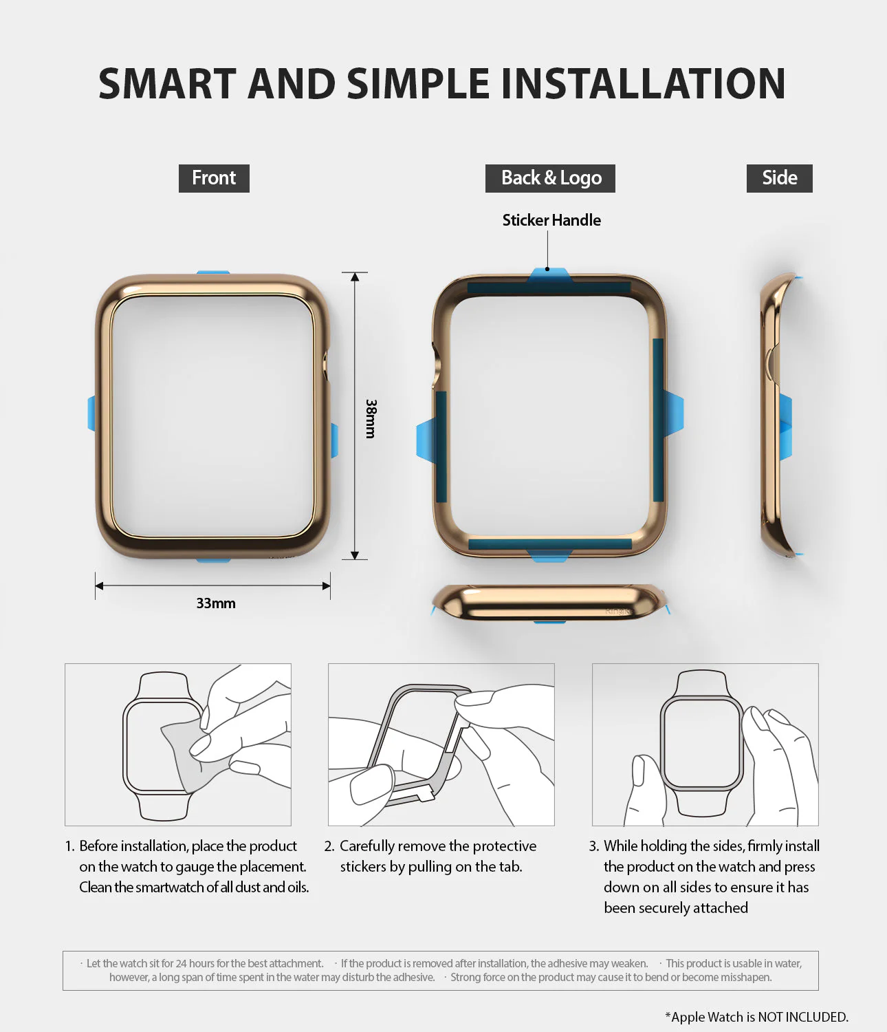 Apple Watch Series 3 / 2 / 1 (38mm) | Bezel Styling - Image 78