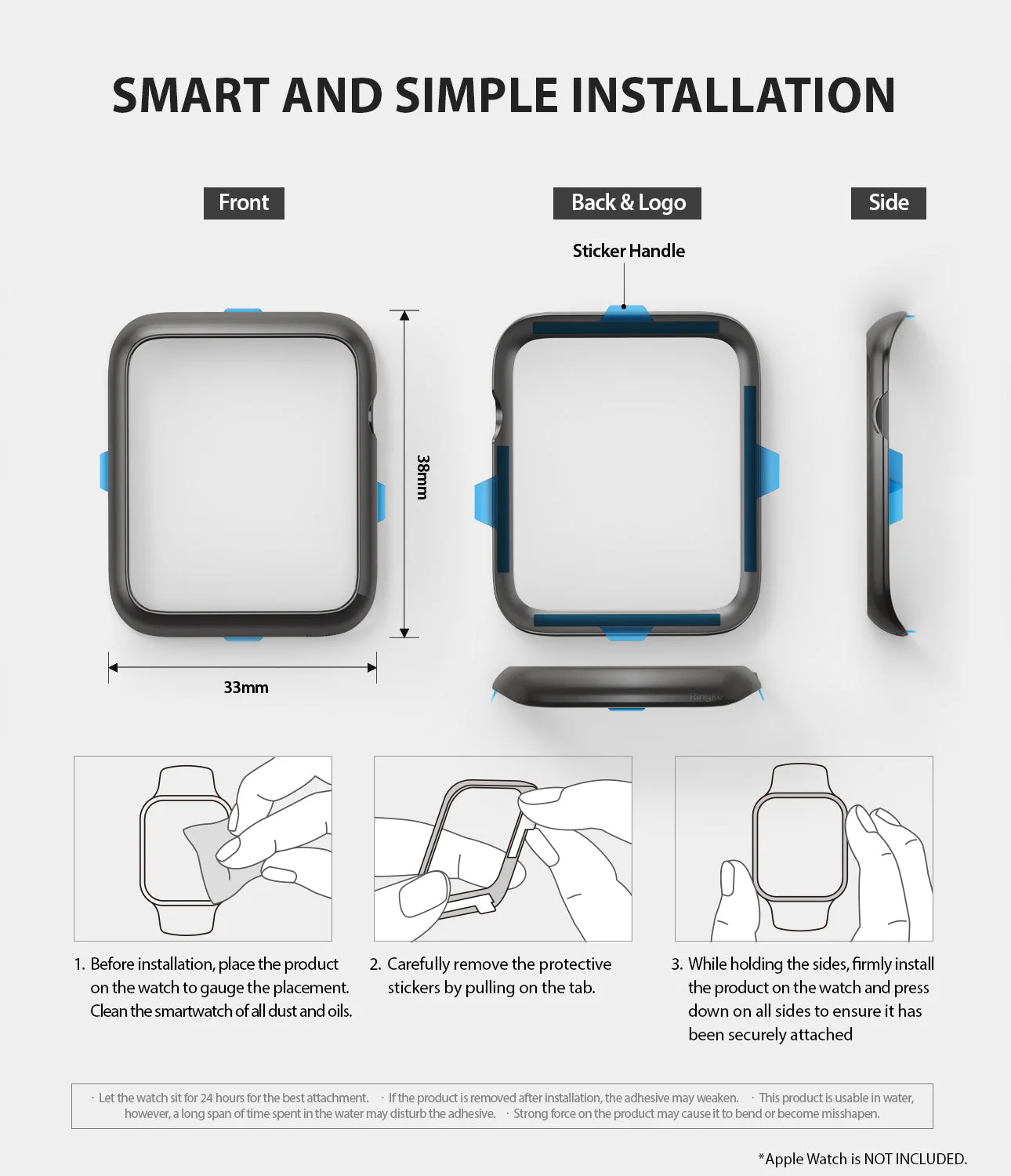 Apple Watch Series 3 / 2 / 1 (38mm) | Bezel Styling - Image 91